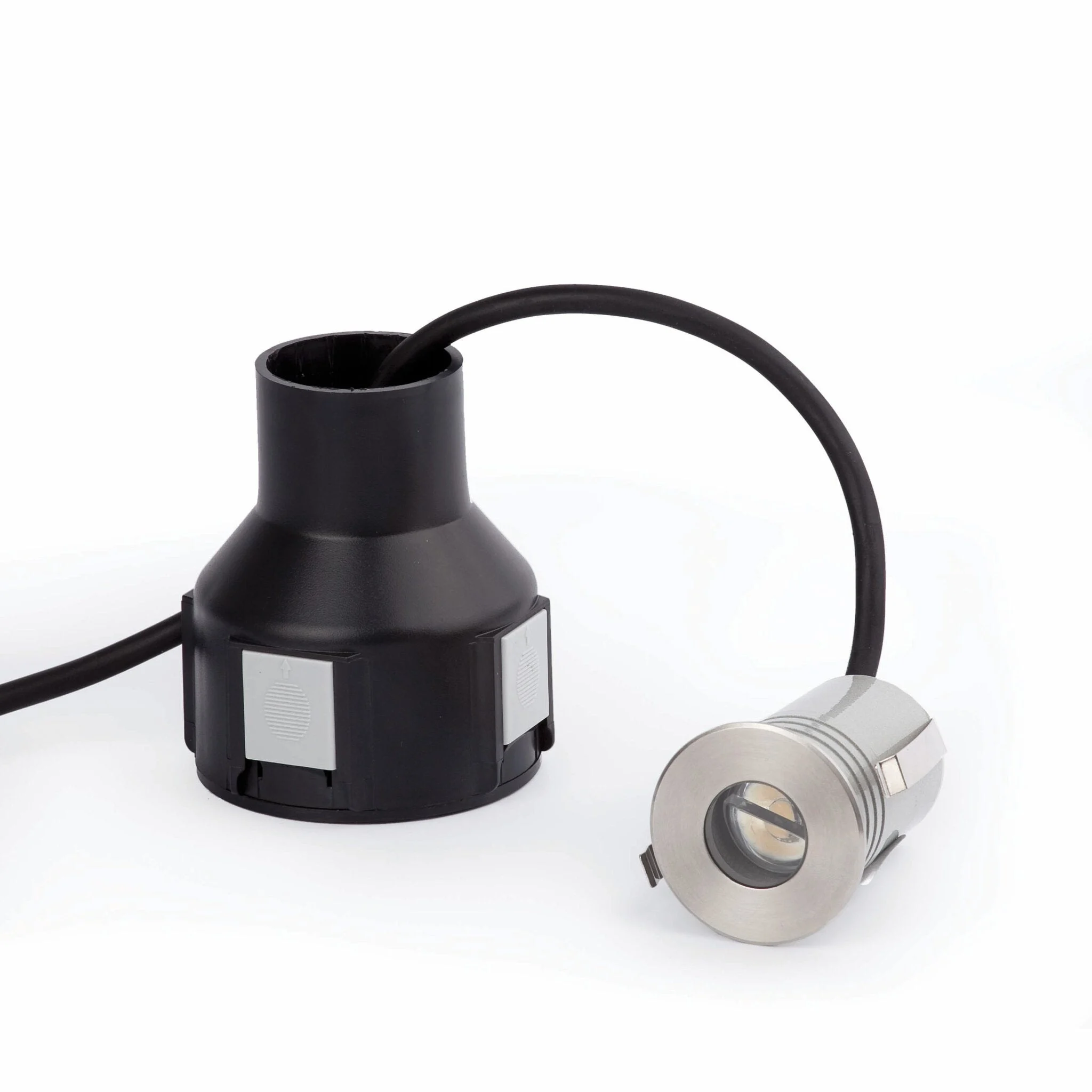Empotrable de suelo exterior Faro Curtis LED gris 3000K IP67 70462N