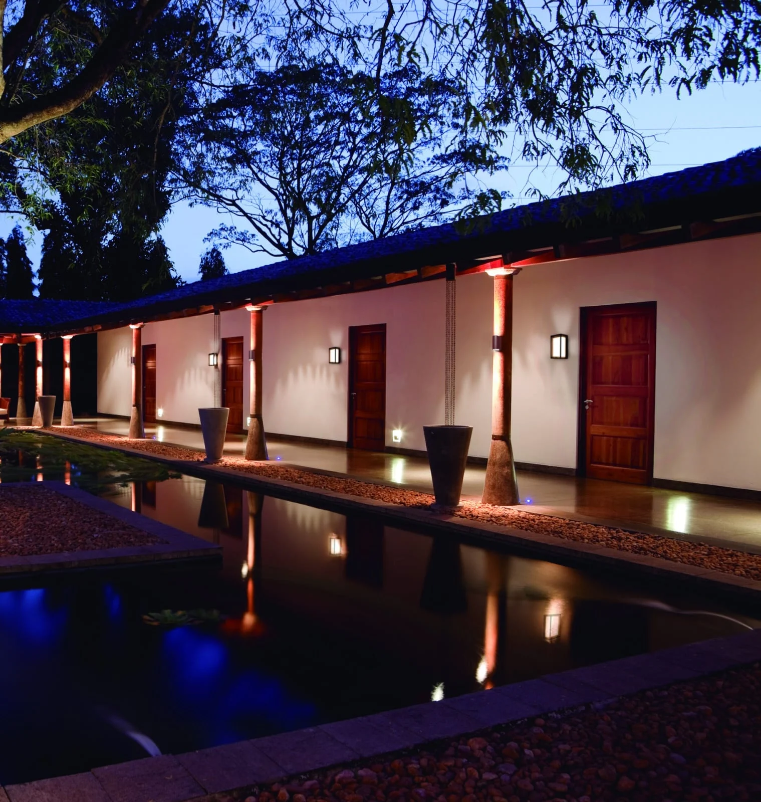 Mantra Chamonix Aplique exterior LED IP65 gris oscuro 7062
