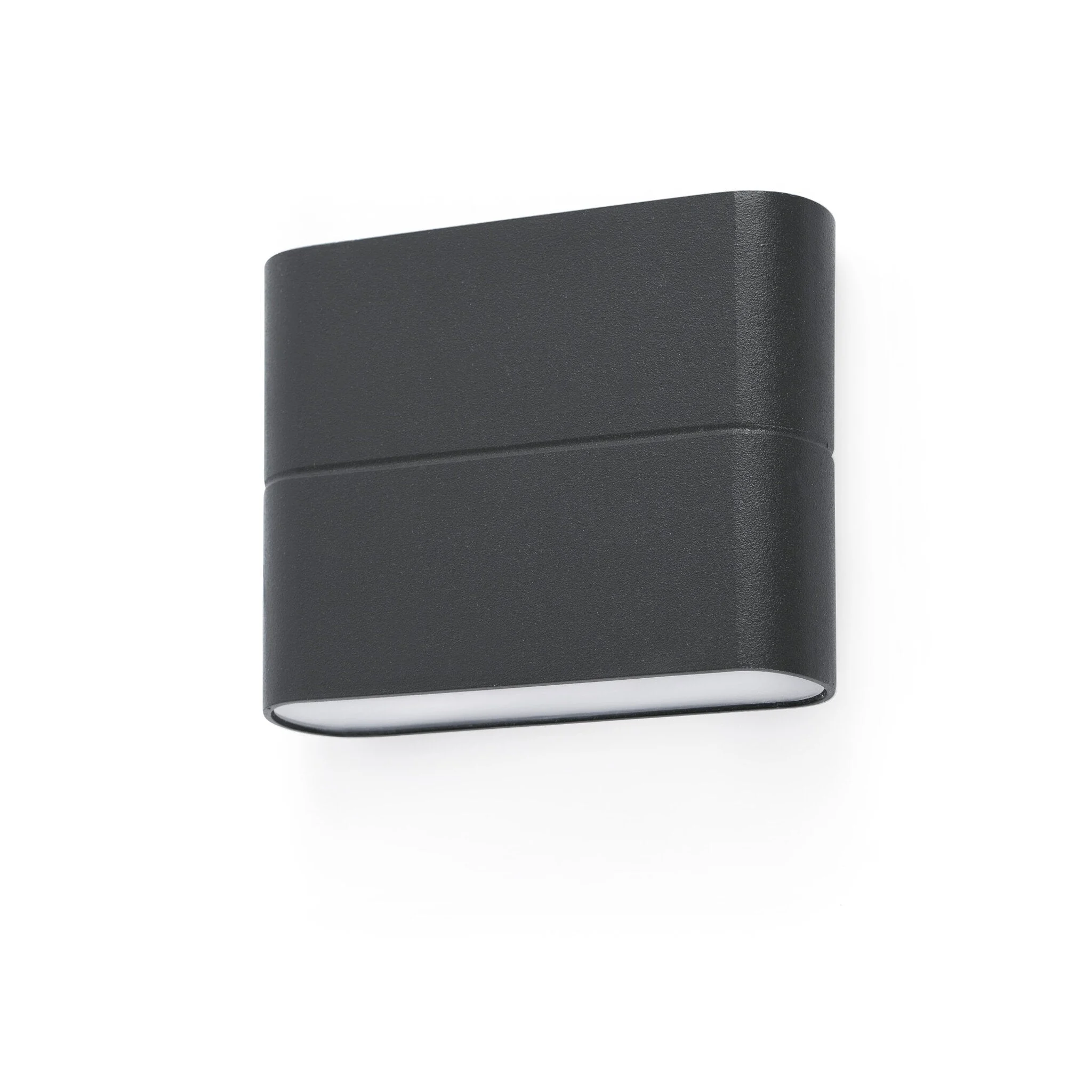 Aplique de exterior Faro Aday LED gris oscuro 3000K IP54 opal 11cm 70645