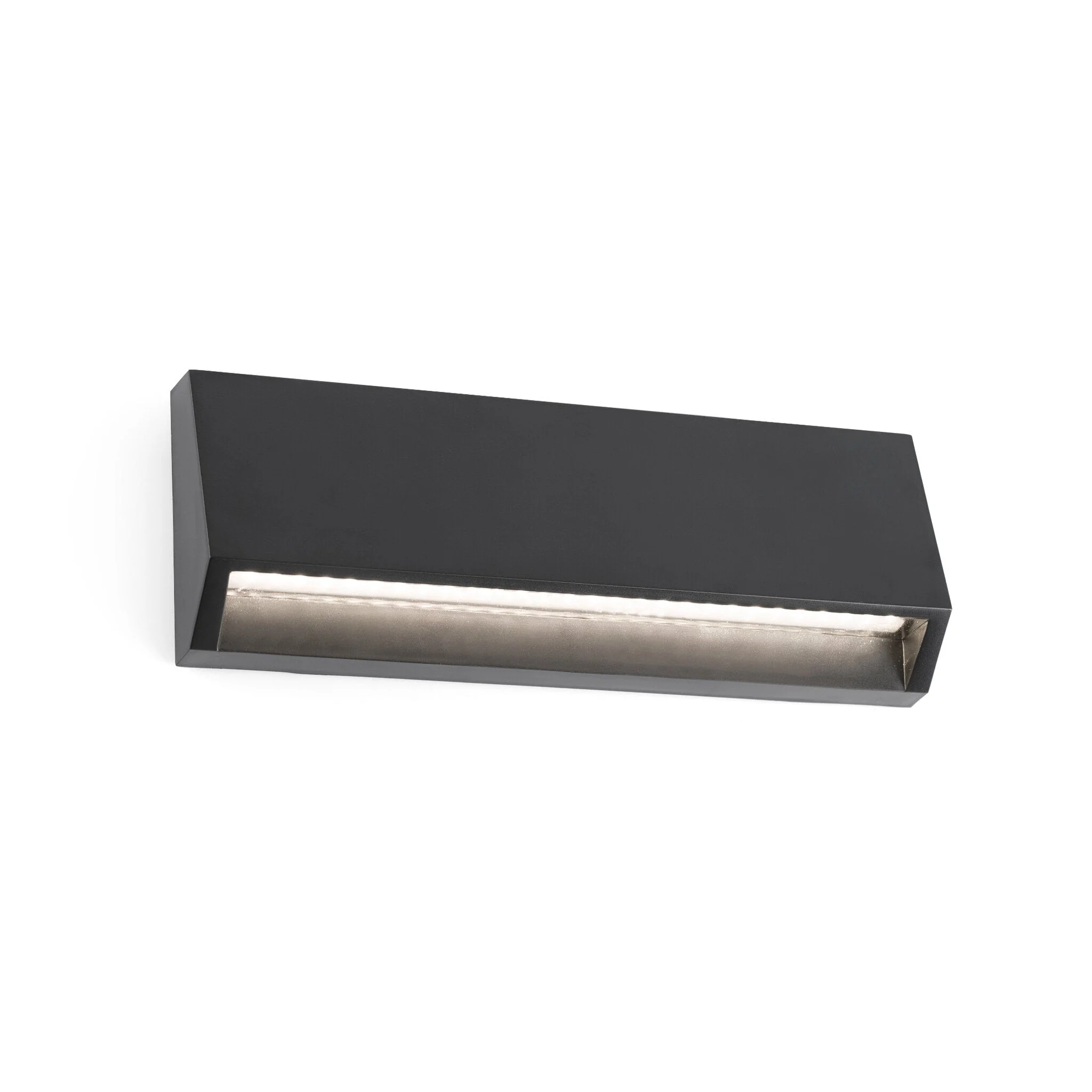 Aplique de exterior Faro Must LED gris oscuro 3000K IP65 22cm 70659