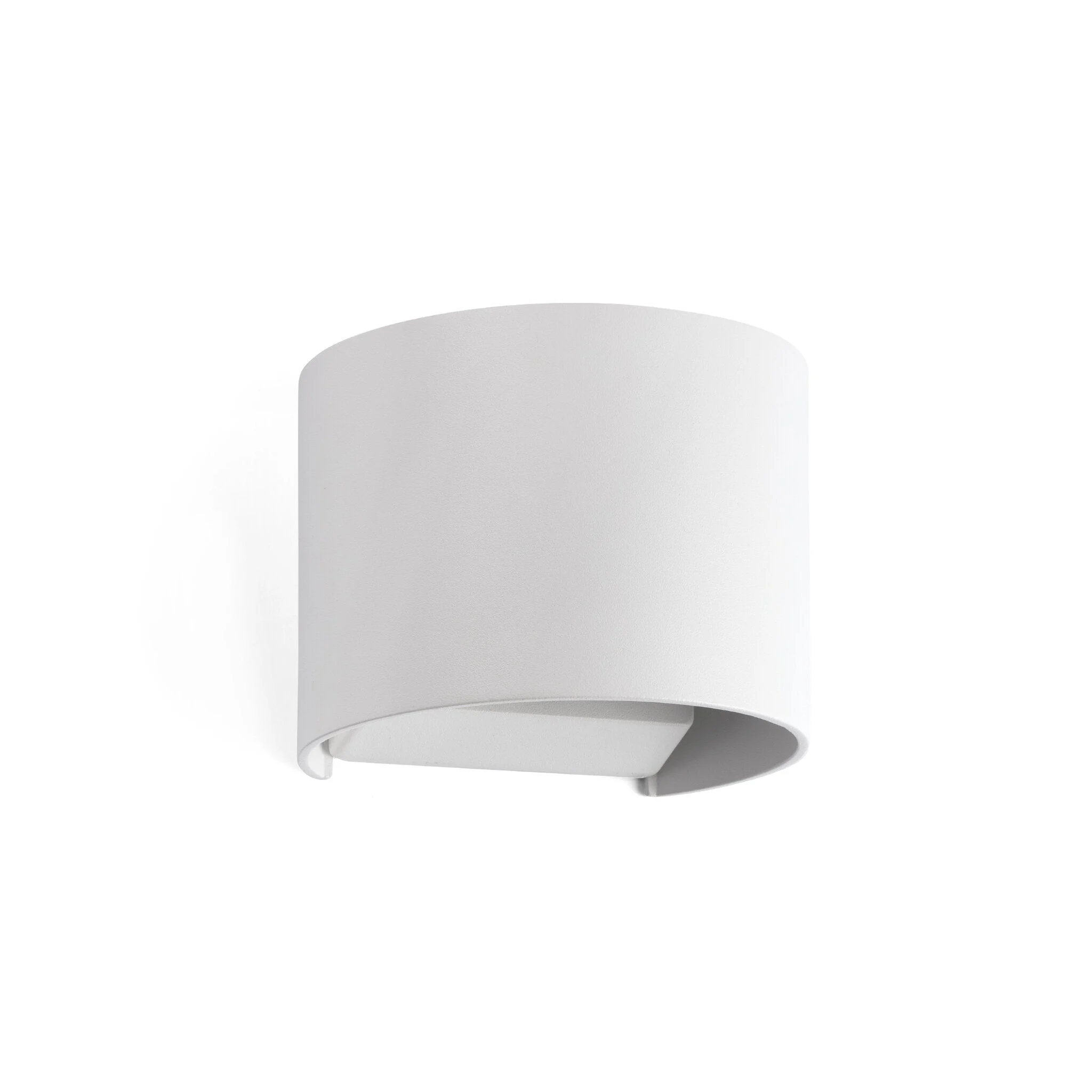 Aplique de exterior Faro Sunset 11cm LED blanco mate 3000K IP54 opal 70686
