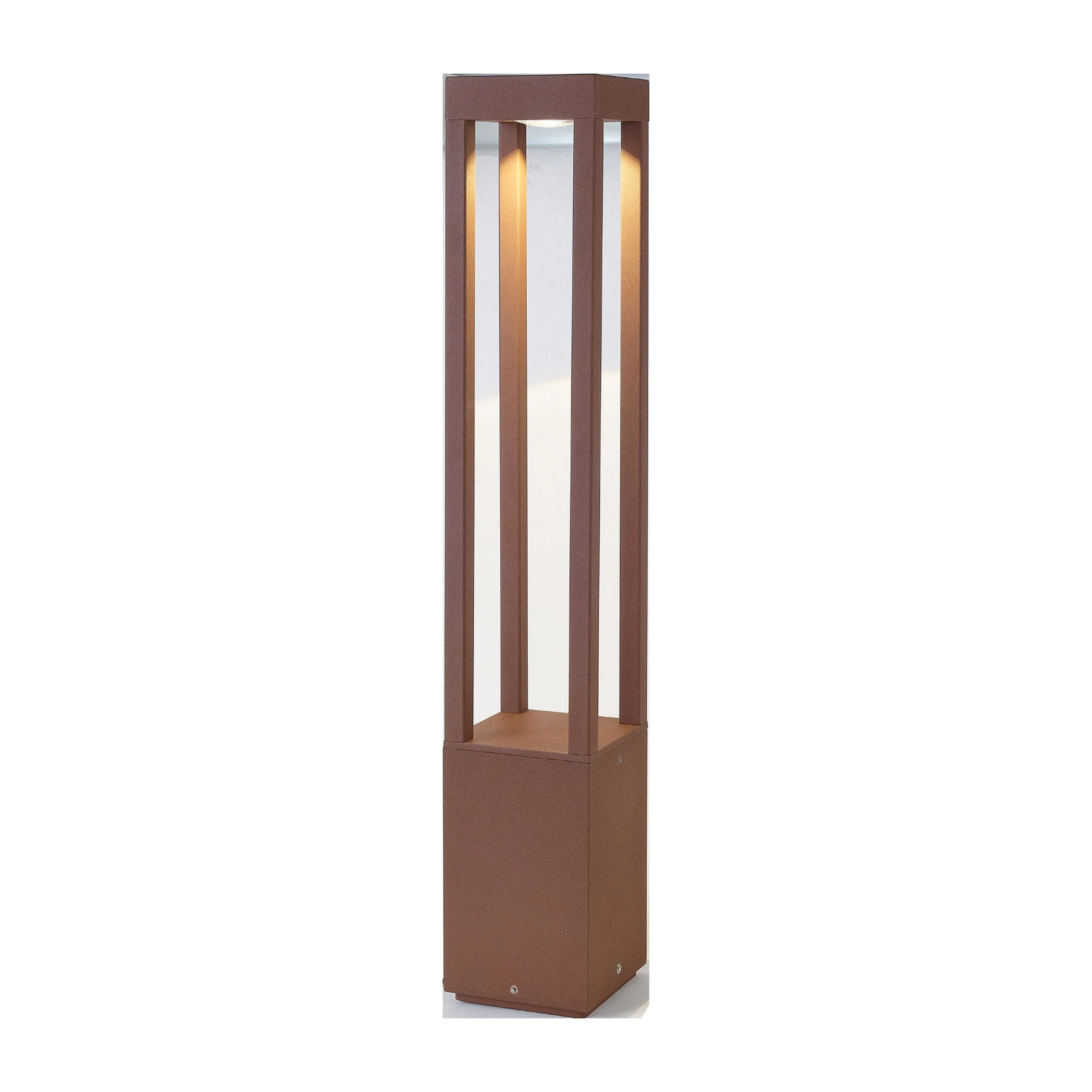 Baliza de exterior Faro Agra 65cm LED marrón 3000K IP55 70754