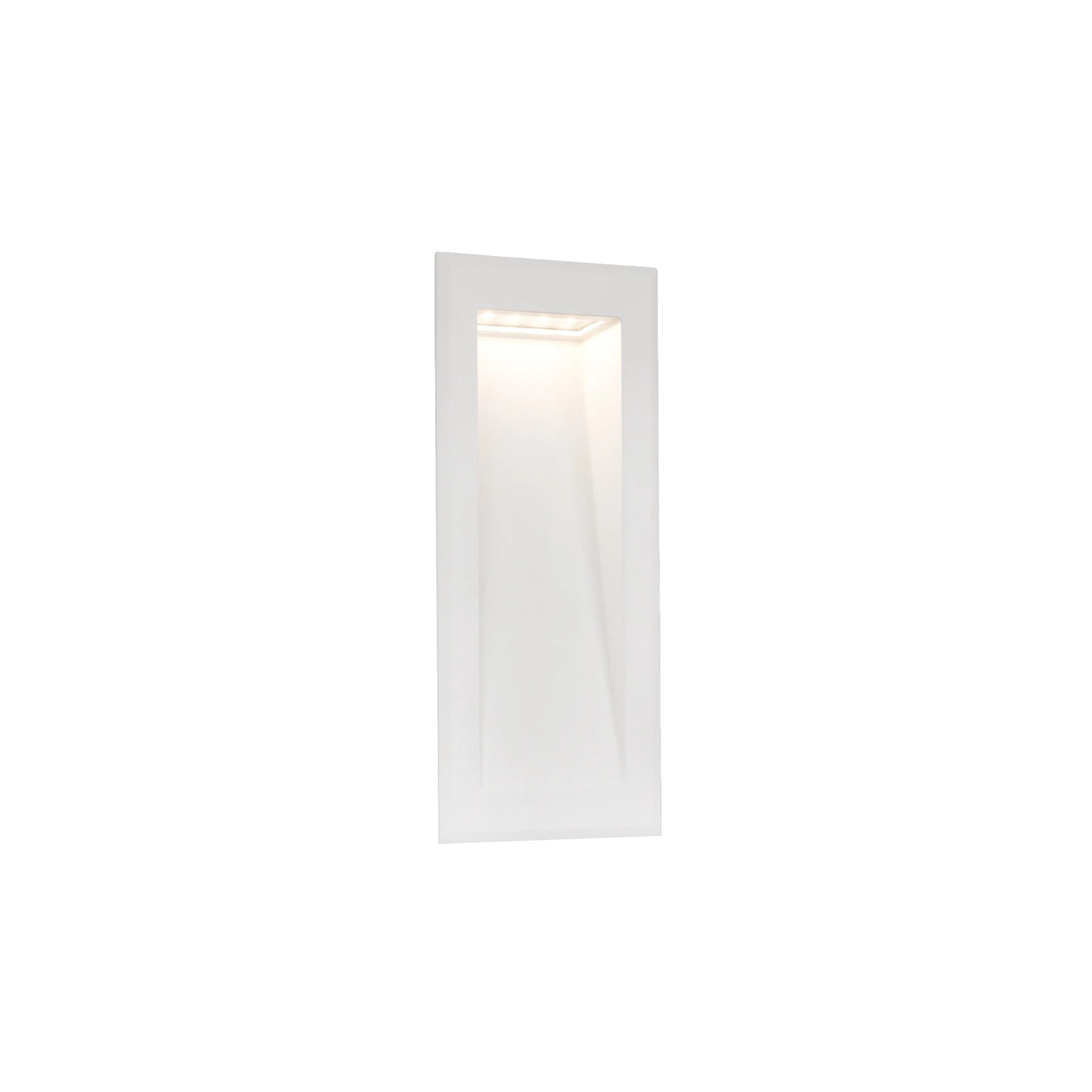 Empotrable de pared exterior Faro Soun LED blanco mate 3000K IP65 120° 10cm 70834