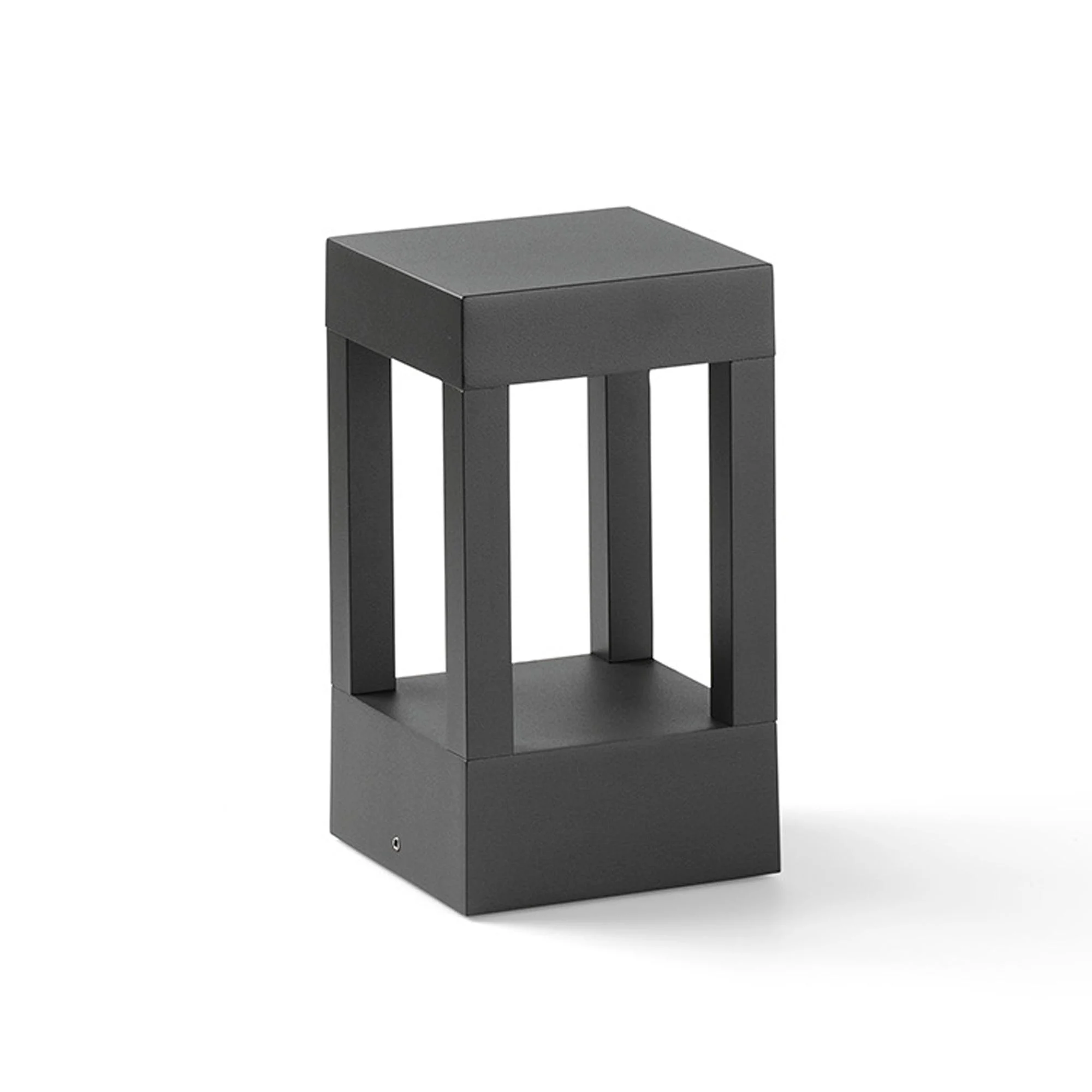 Baliza de exterior sobremuro Faro Agra 20cm LED gris oscuro 2700K IP55 70840