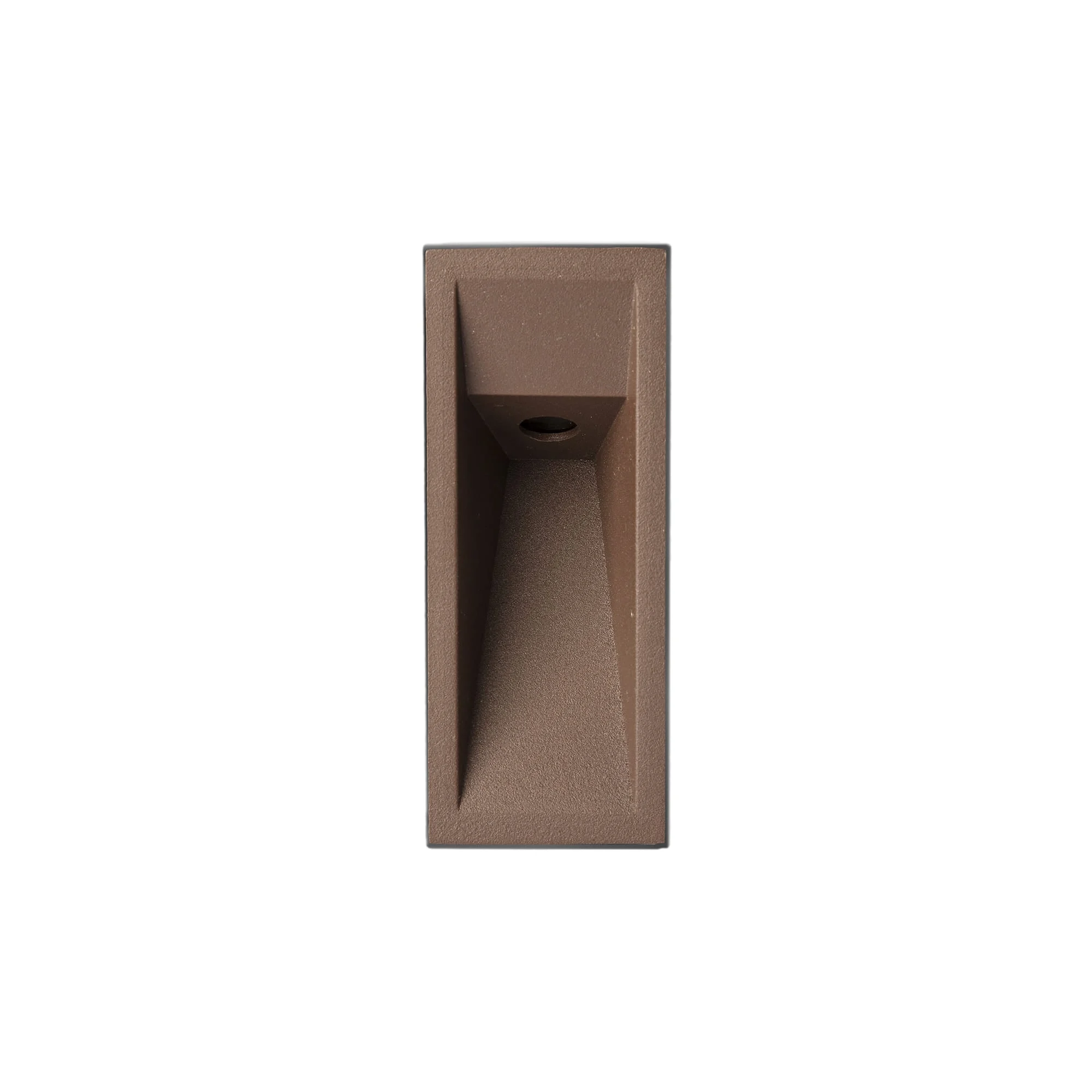 Empotrable de pared exterior Faro Til LED marrón oxido 2700K IP65 24V 70929