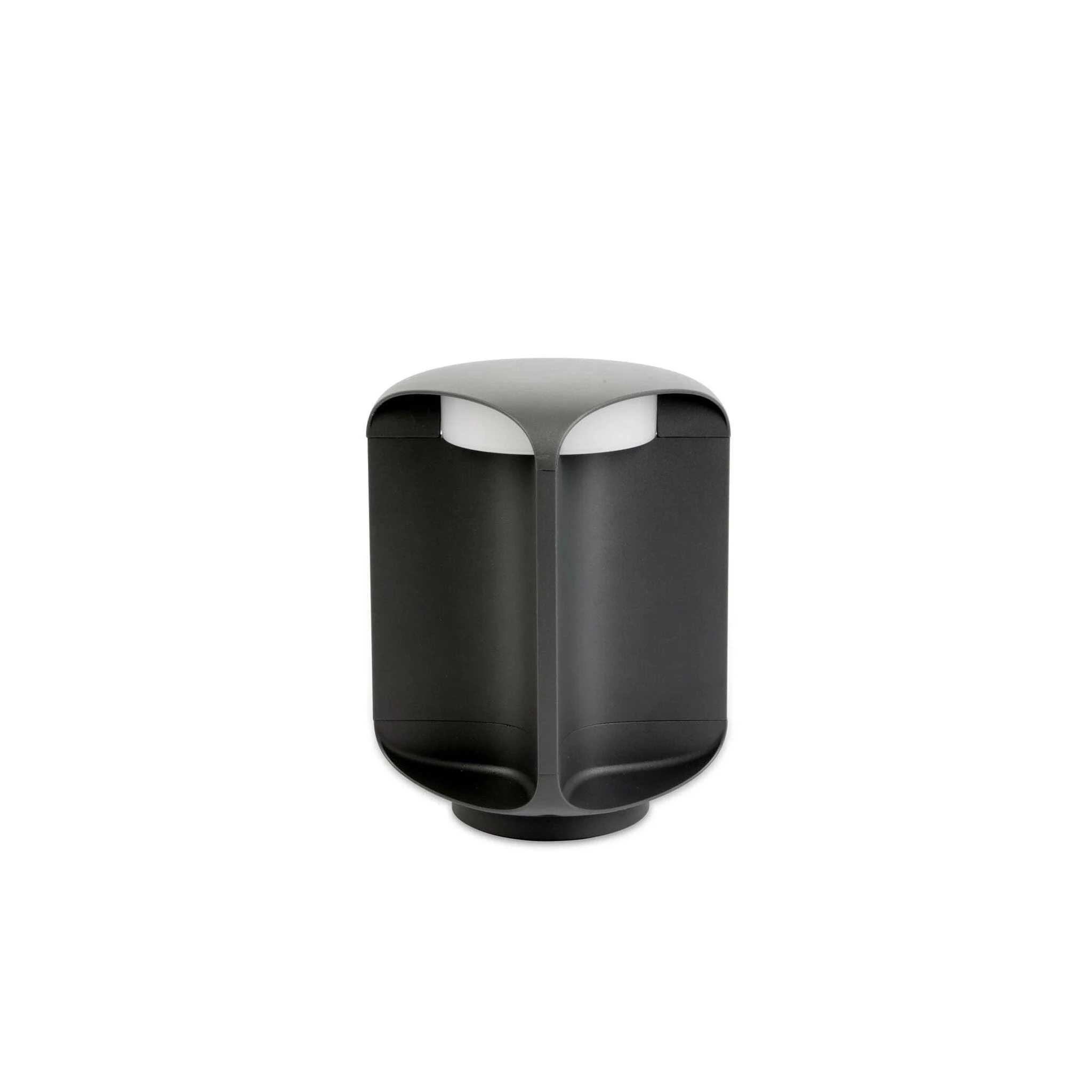 Baliza de exterior sobremuro Faro Bu-oh 26cm LED gris oscuro 3000K IP65 opal 71213
