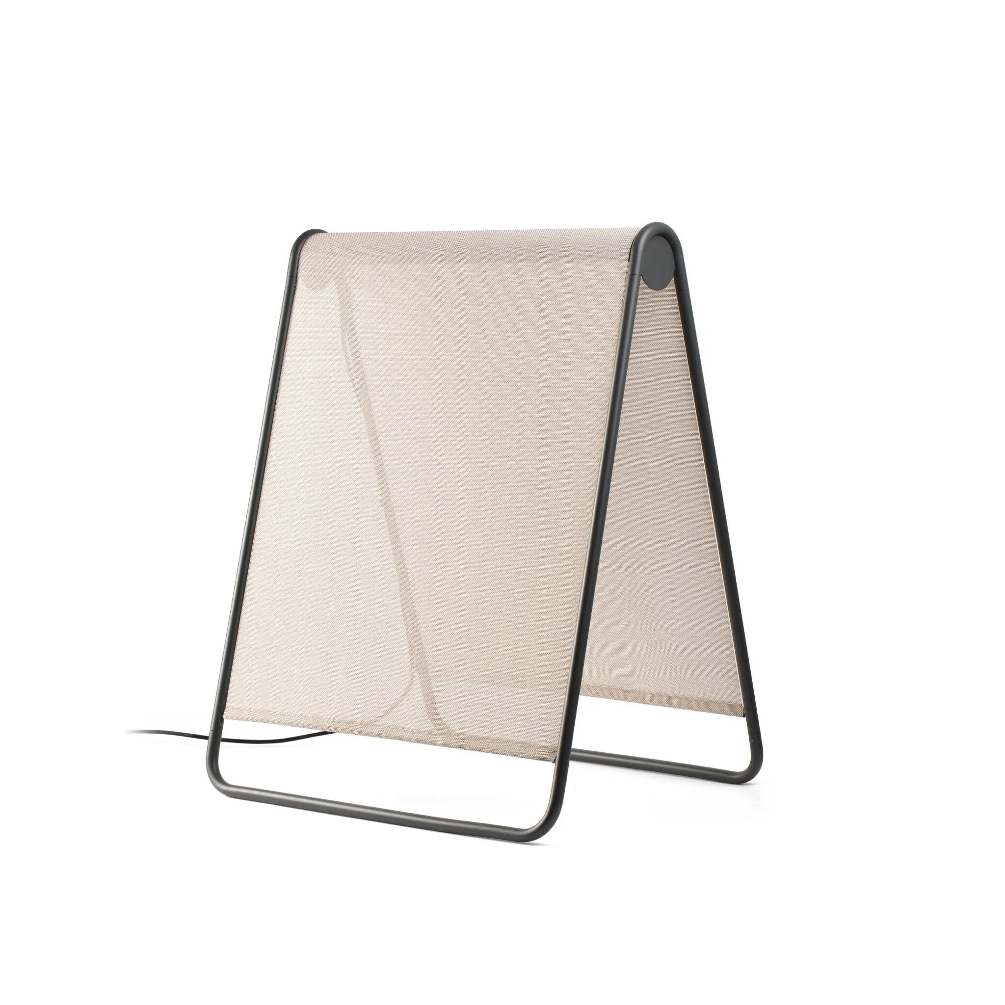 Lámpara de pie de exterior Faro Cadaqués 81cm LED beige 2700K IP44 opal 71242