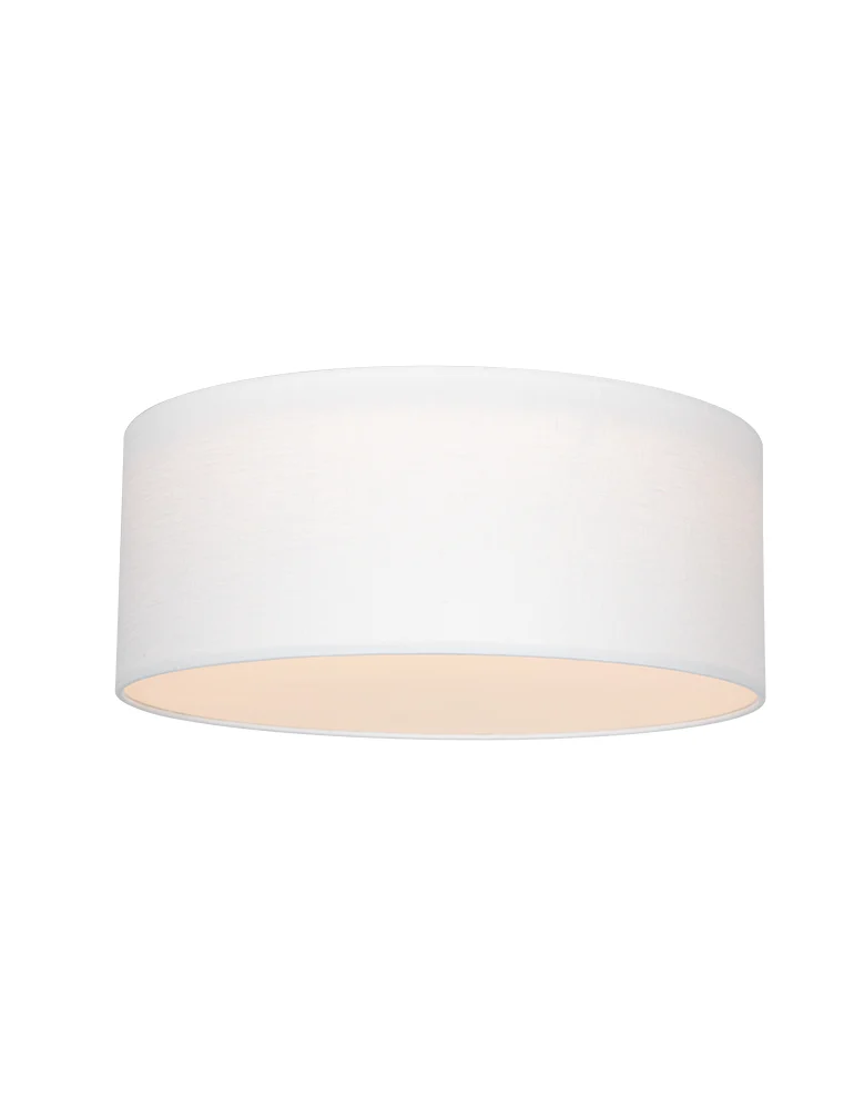 Plafón de lino blanco Steinhauer Prestige Chic