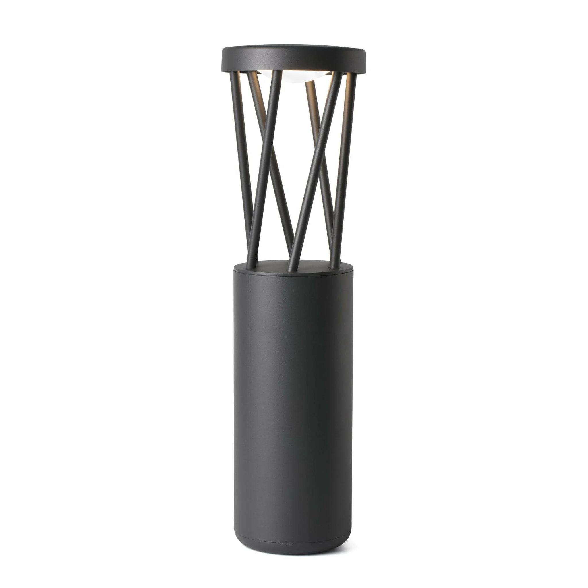 Baliza de exterior Faro Twist 50cm LED gris oscuro 3000K IP65 opal 71287