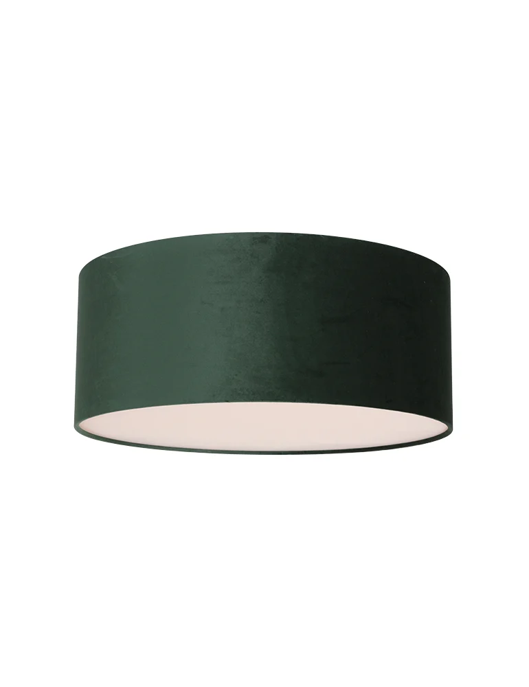 Plafón verde de terciopelo Steinhauer Presitge Chic