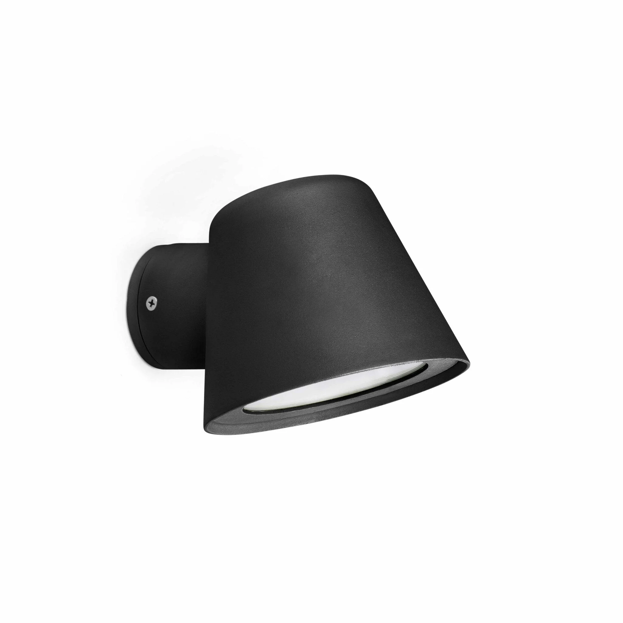 Aplique de exterior Faro Gina GU10 LED negro mate IP44 71367