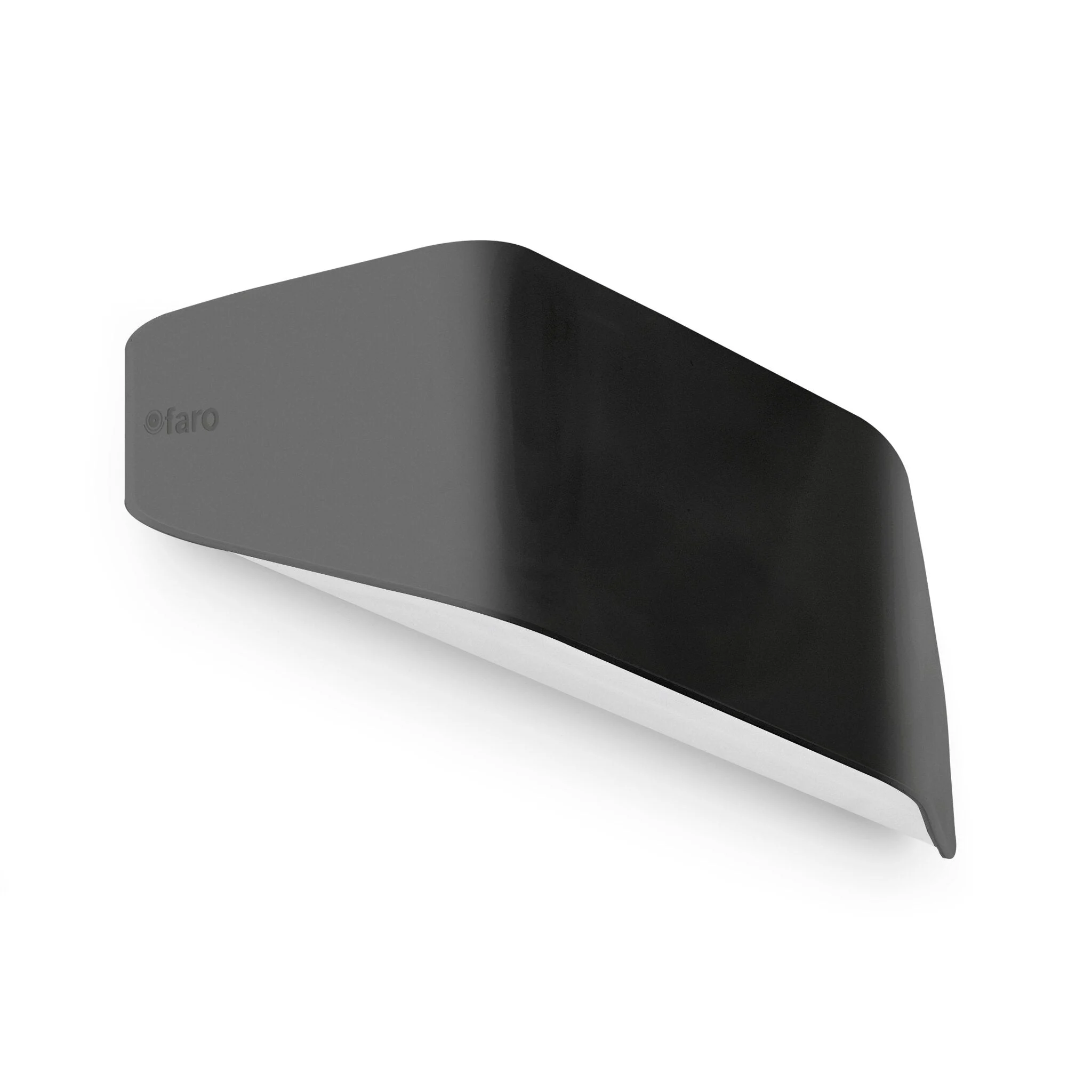 Aplique de exterior Faro Future 14cm E27 LED gris oscuro IP44 opal 71517