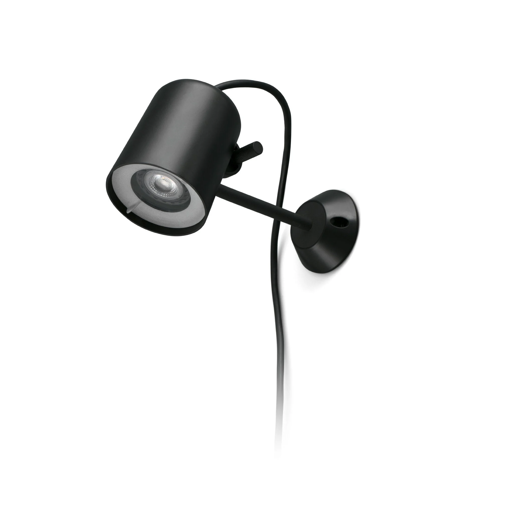 Estaca/Pincho de exterior Faro Flow 39cm GU10 LED negro mate IP65 opal 71546
