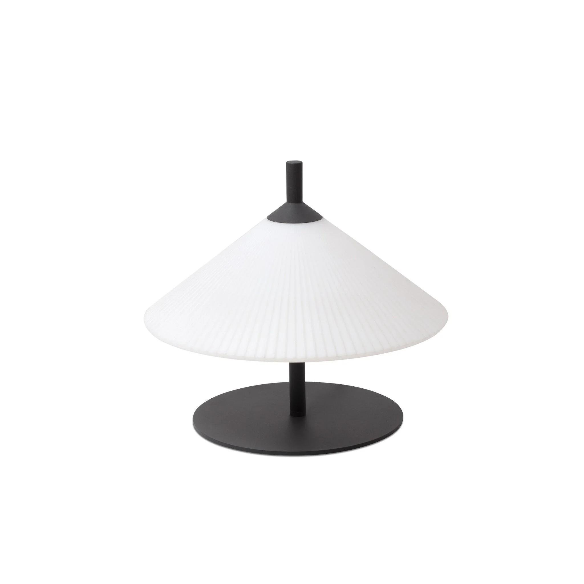 Lámpara de pie de exterior Faro Saigon 30cm E27 LED gris y blanco IP65 R55 50cm out 71576-01