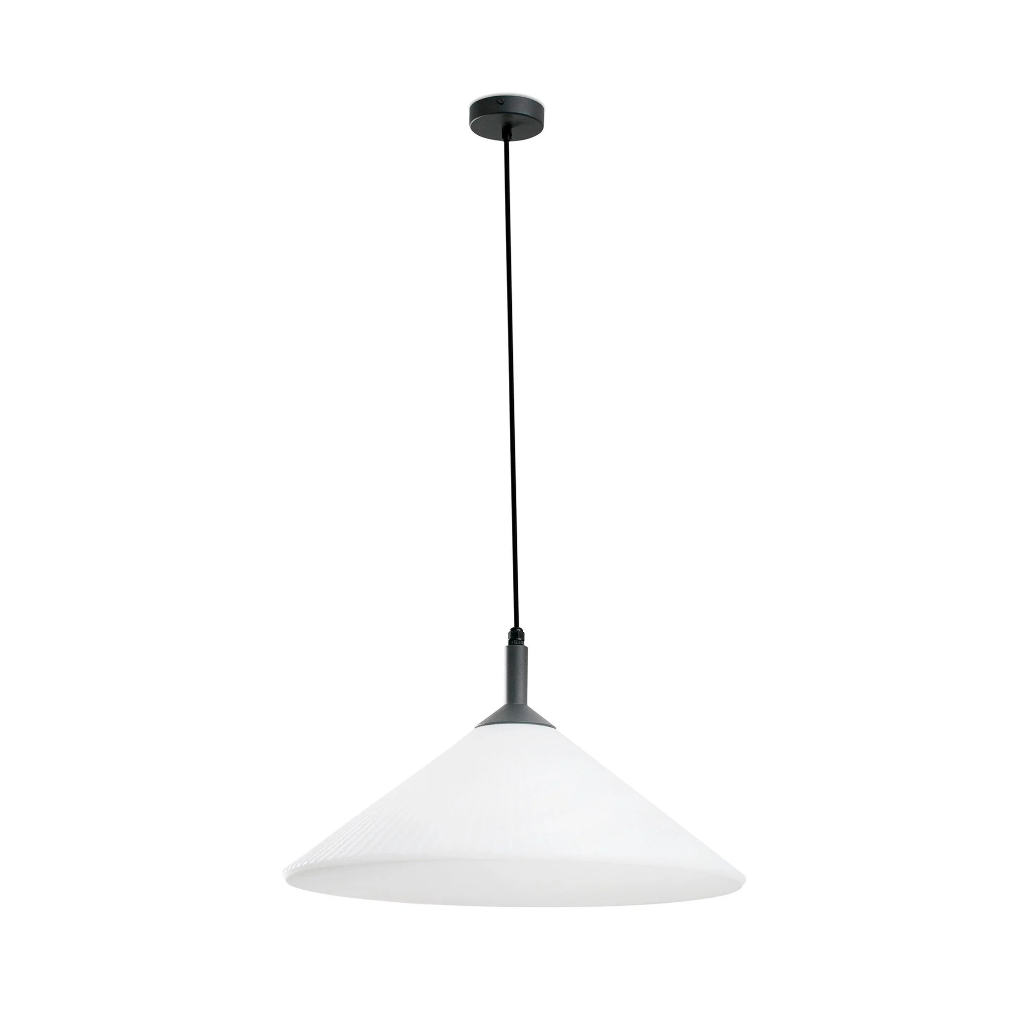 Lámpara colgante de exterior Faro Saigon 50cm E27 LED gris y blanco IP65 R55 out 71579-02