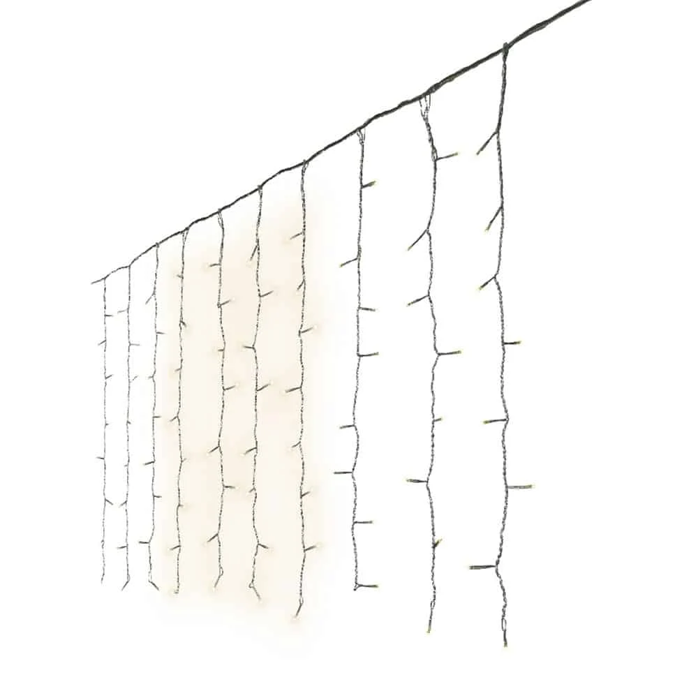 Elektro3 navidad Cortina LED Exterior Blanco Calido 2,25X1,5M-240 LEDs 71604