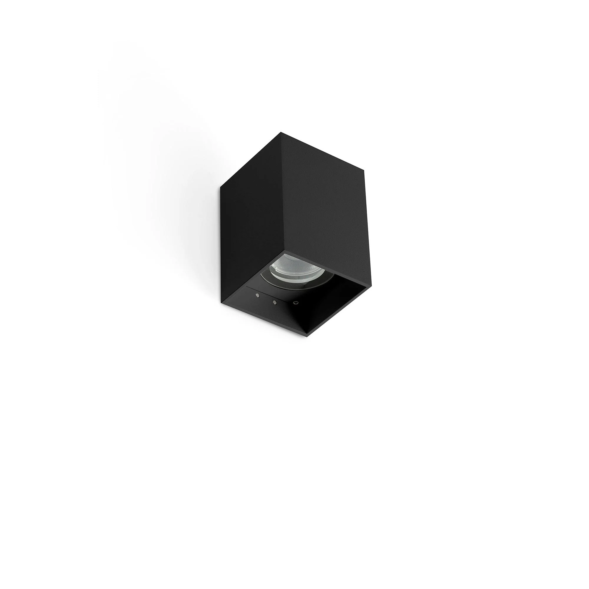 Aplique de exterior Faro Kov 11cm 1 luz LED negro 3000K IP65 14° cuadrado 71792-231