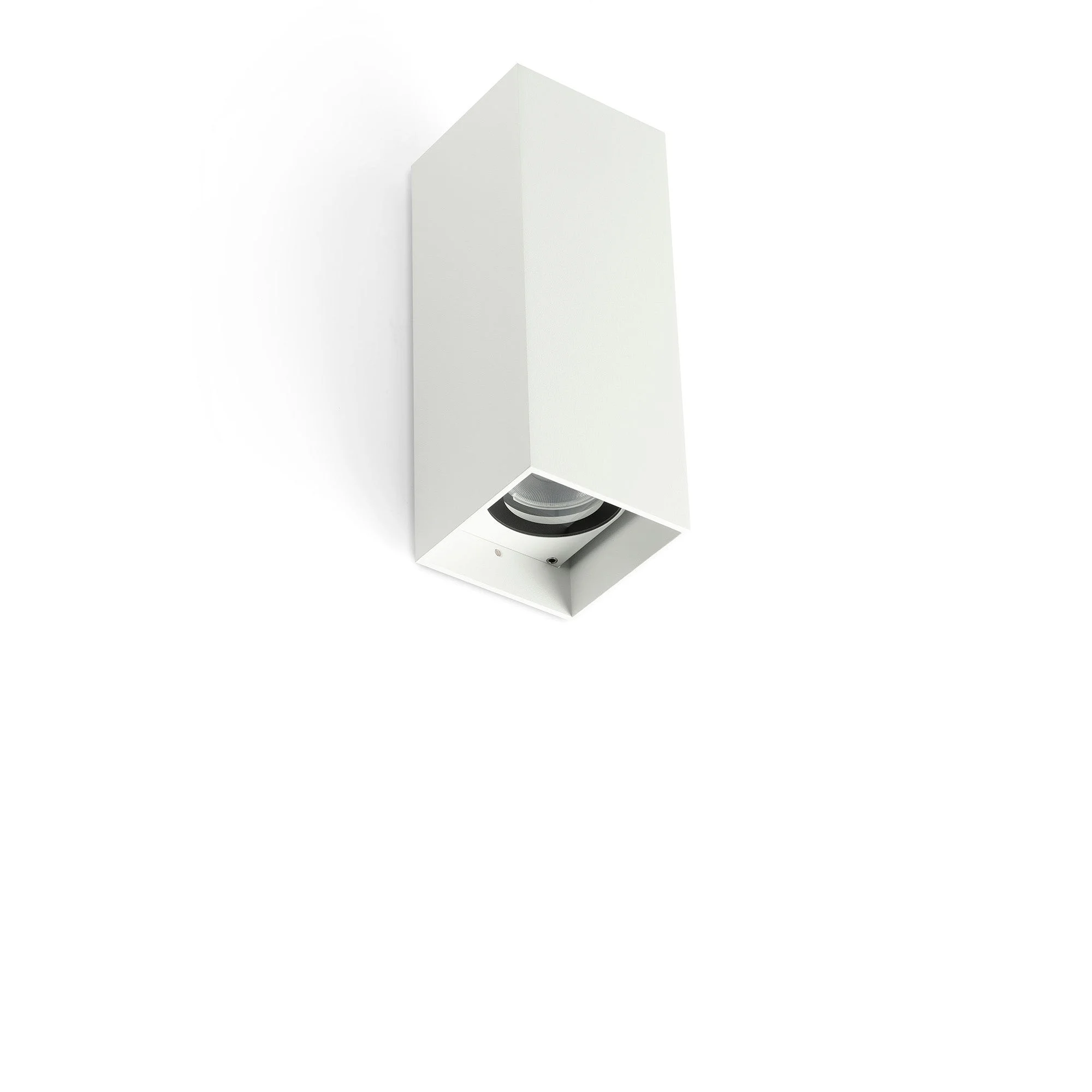 Aplique de exterior Faro Kov 21cm 2 luces LED blanco 2700K IP65 30° 34°/34° cuadrado 71793-125
