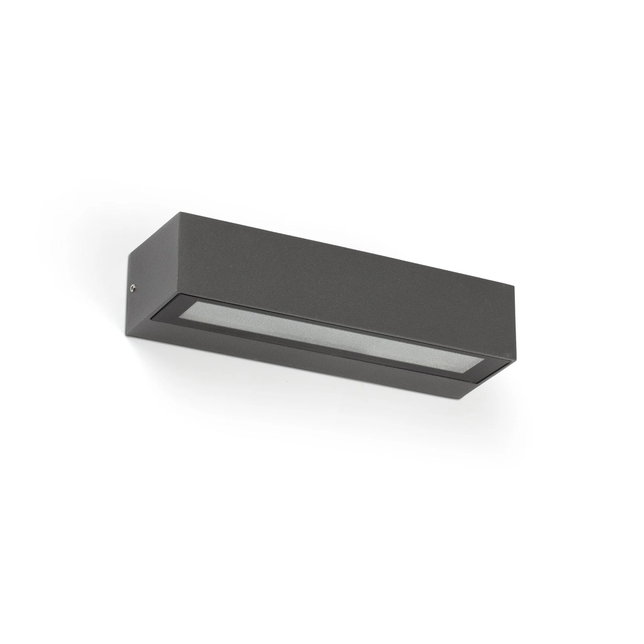 Aplique de exterior Faro Lako LED gris oscuro 3000K IP65 90° prismático 71910