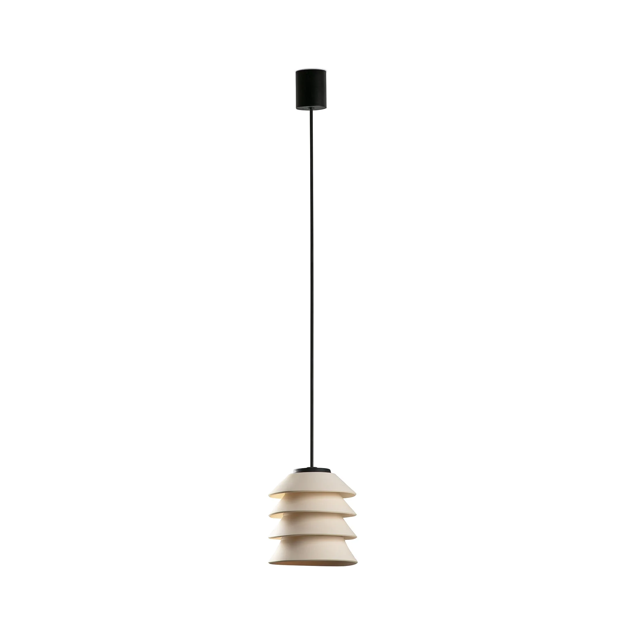 Lámpara colgante de exterior Faro Toba 24cm E27 LED beige IP65 opal con florón 72126-164