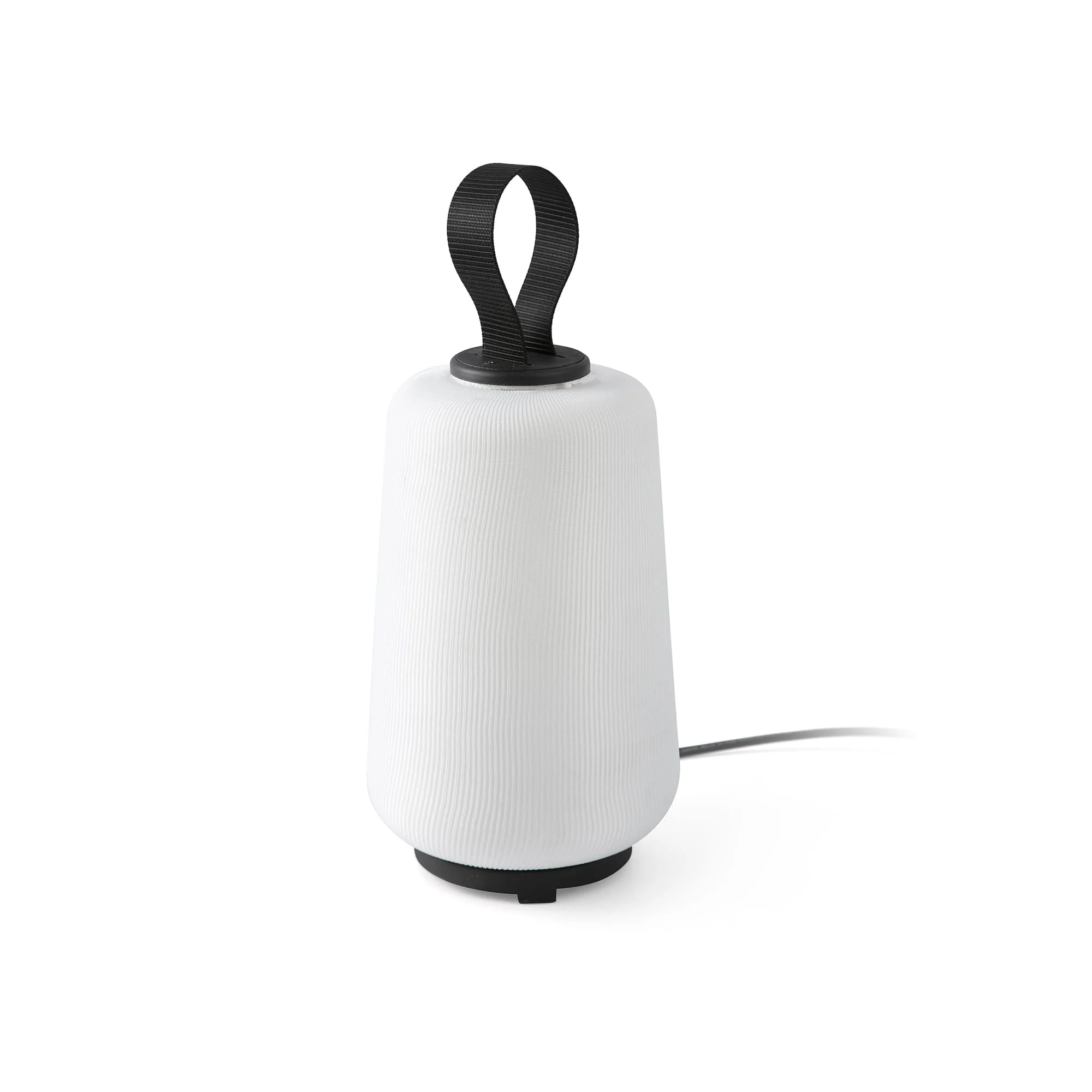 Lámpara de mesa de exterior portátil Faro Muna 34cm E27 LED blanco IP54 opal 72150