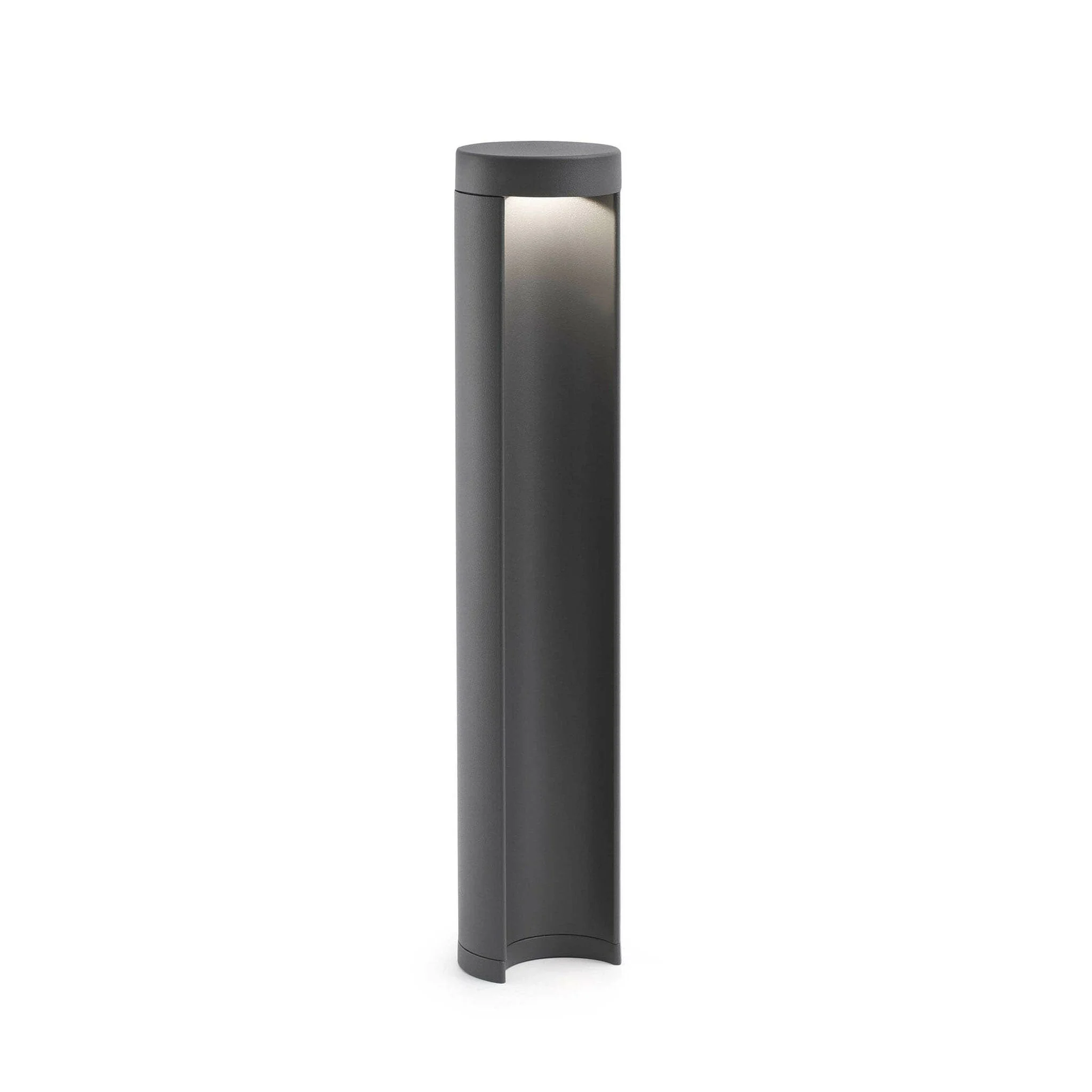 Baliza de exterior Faro Chandra 45cm LED gris oscuro 3000K IP54 opal 72298