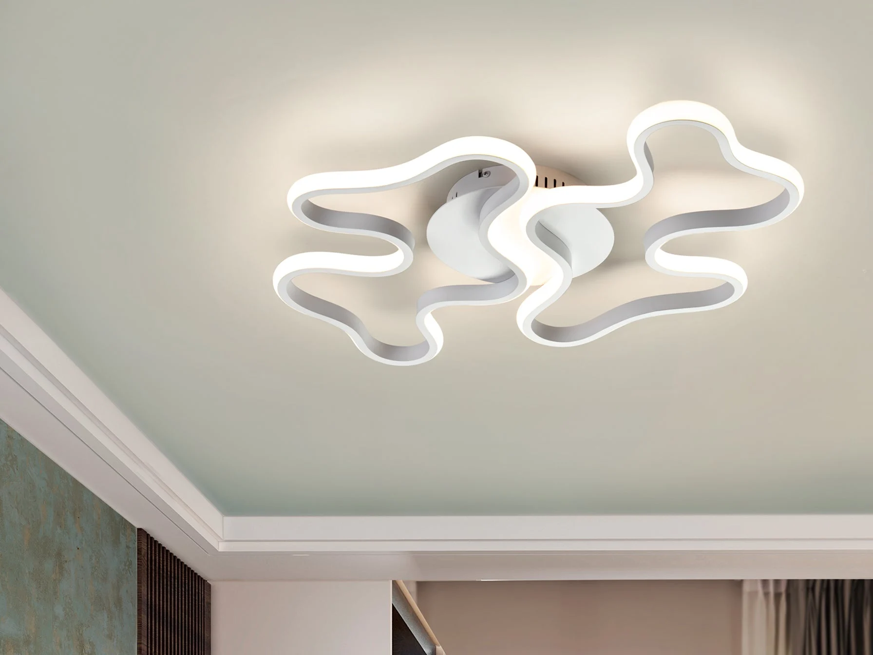 Plafón/Aplique de pared Schuller Marea grande LED blanco 3000K