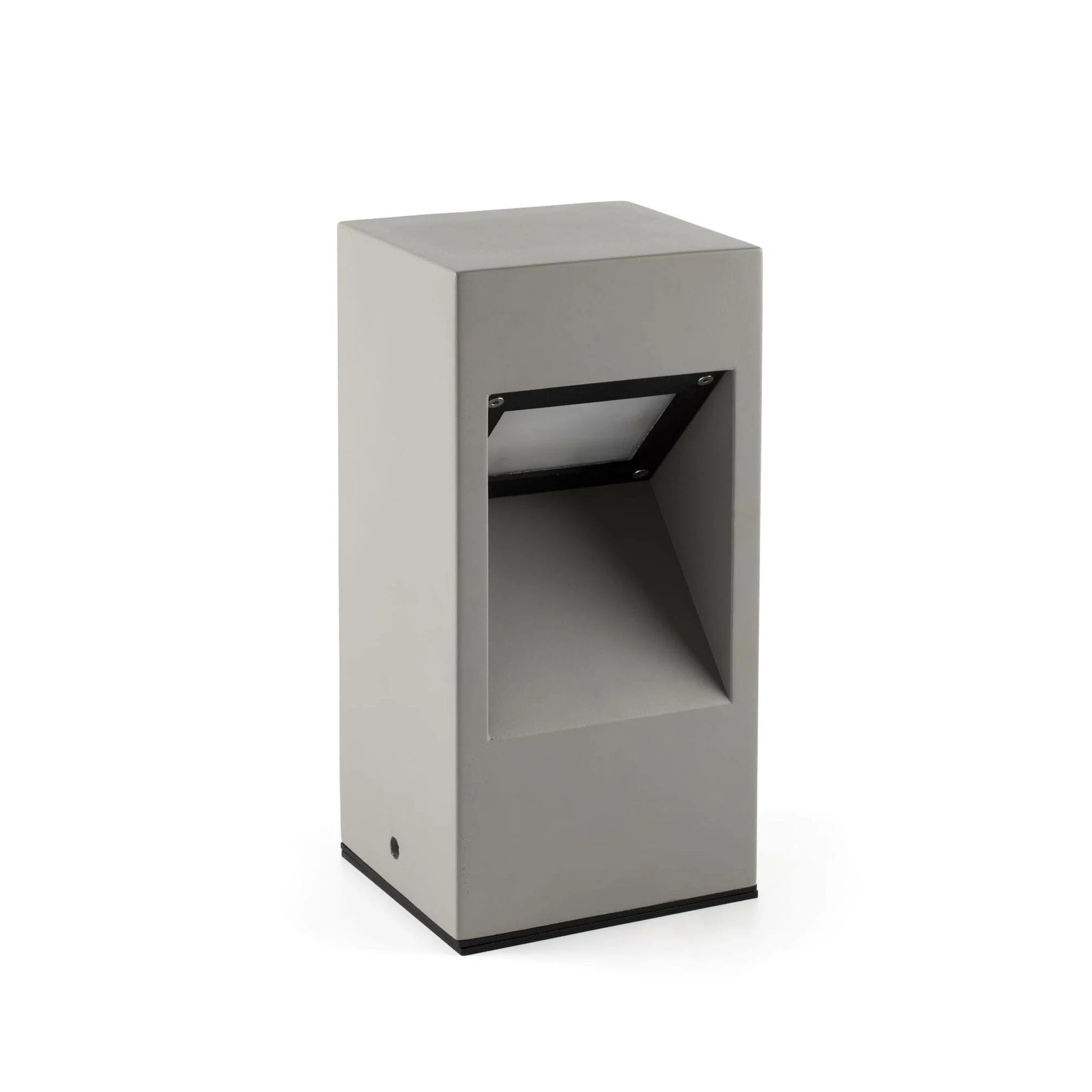 Baliza de exterior Faro Cast 30cm LED gris 3000K IP65 opal 74155