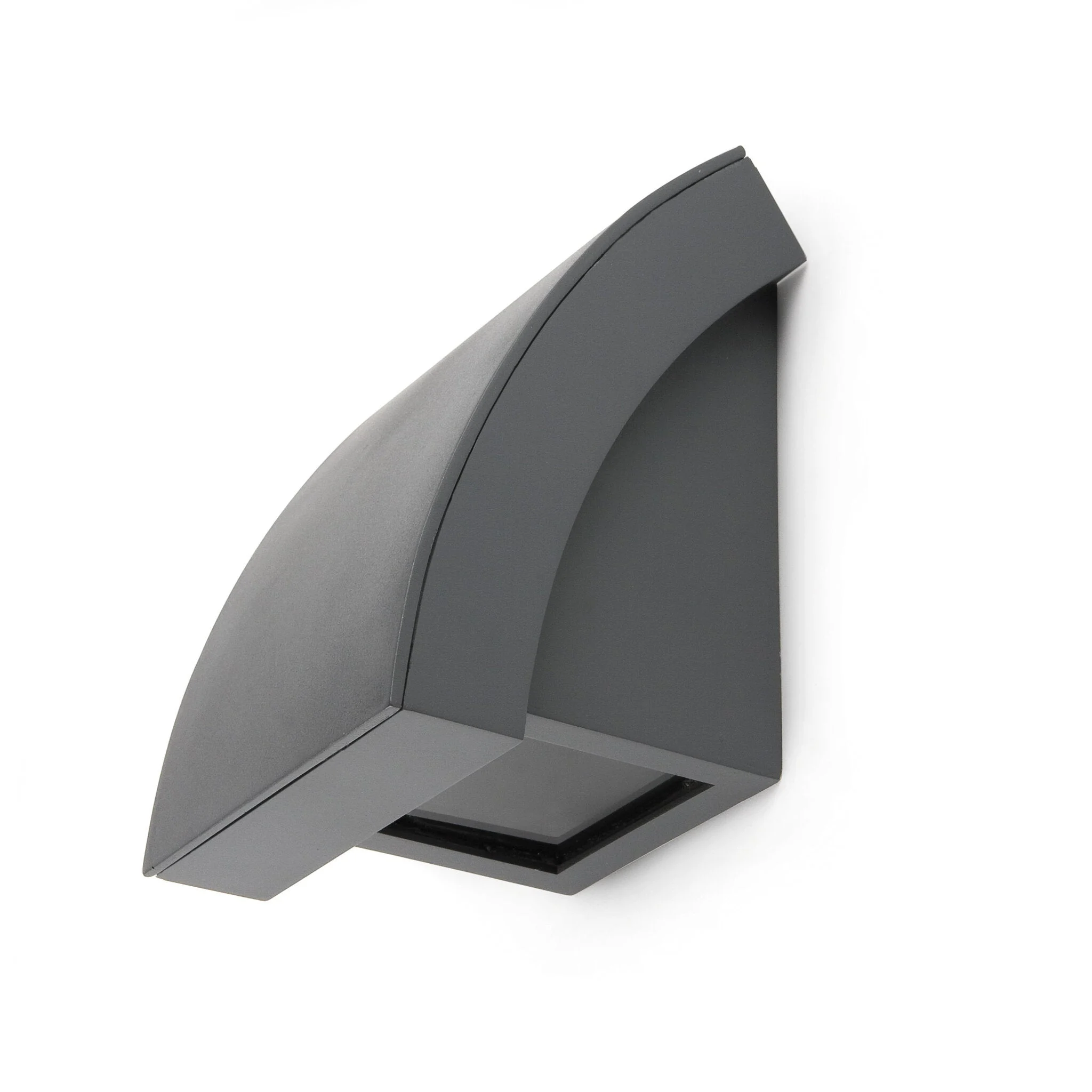 Aplique de exterior Faro Proa 15cm GU10 LED gris oscuro IP44 74400