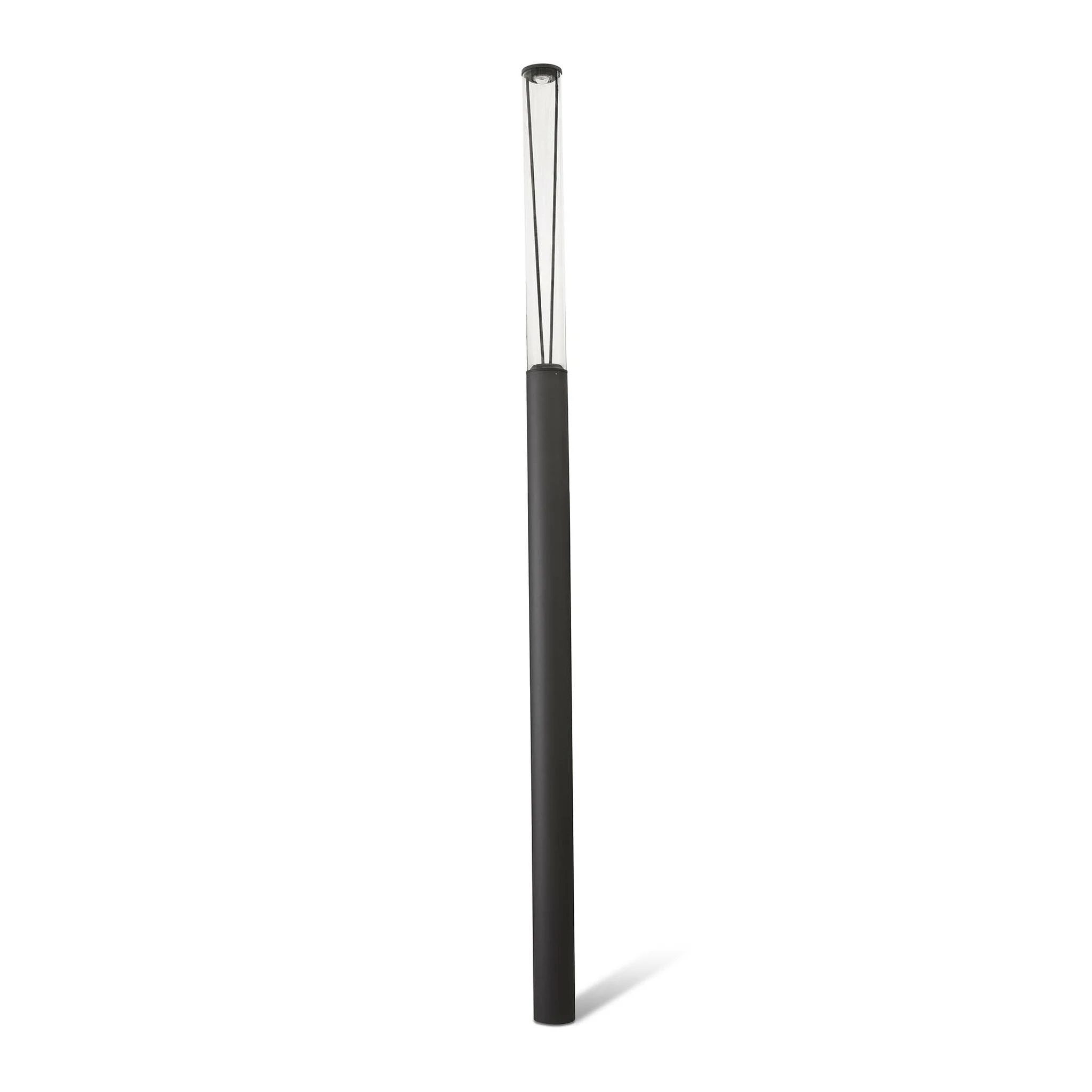 Farola de exterior Faro Rush 370cm LED gris oscuro 4000K IP65 360° 180°