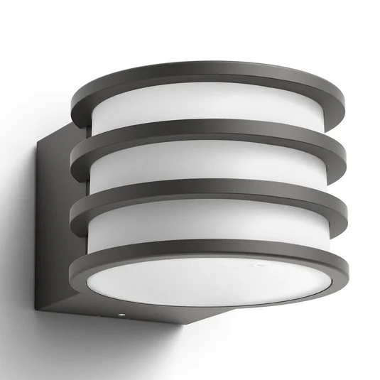 Lucca Aplique Exterior Hue White Antracit - Philips Hue