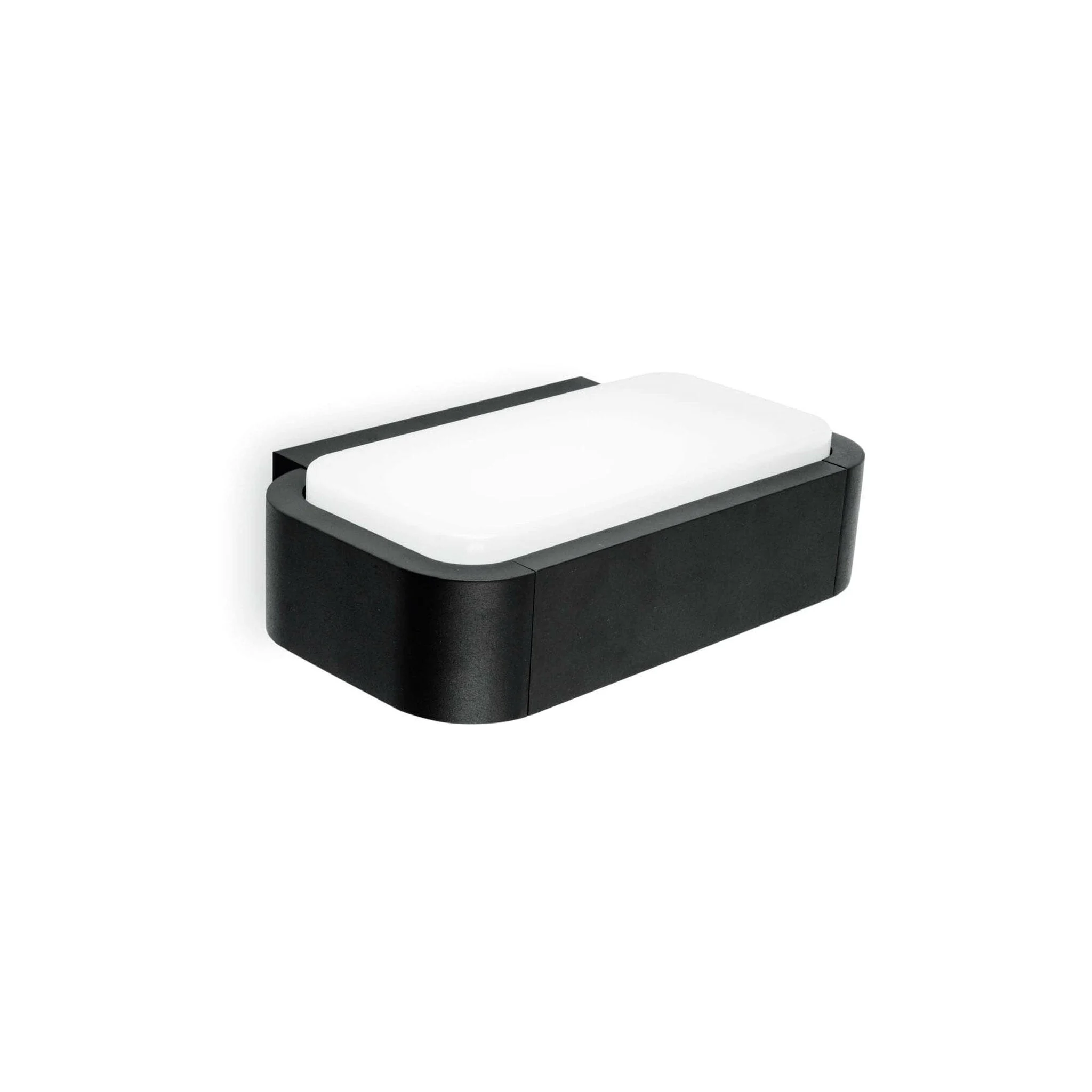 Aplique de exterior Faro Sticker LED gris oscuro 3000K IP55 opal 75540