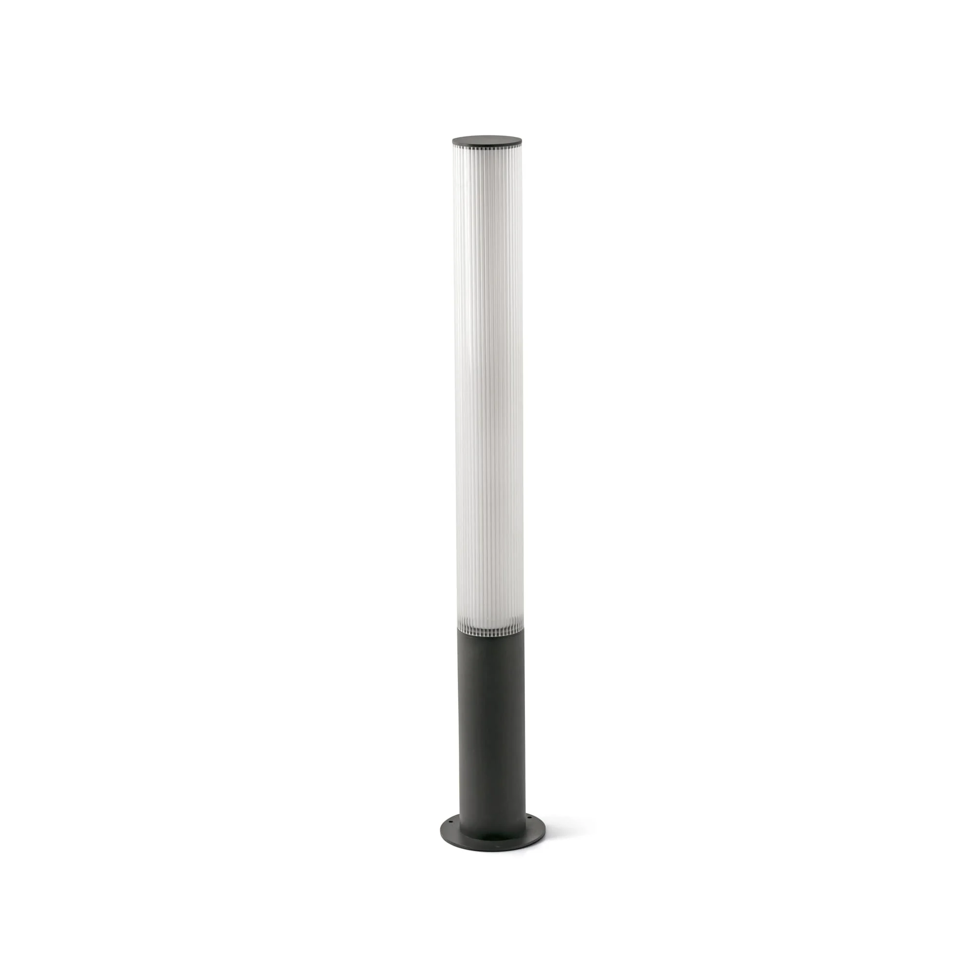 Baliza de exterior Faro Tura 105cm LED gris oscuro 3000K IP65 280° translúcido 75546