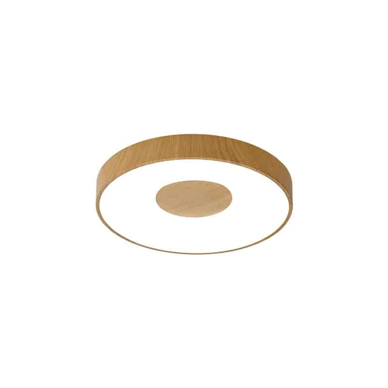 Mantra Coin Plafón LED 56W 2700K-5000K Control Remoto madera, beige, marrón 7568
