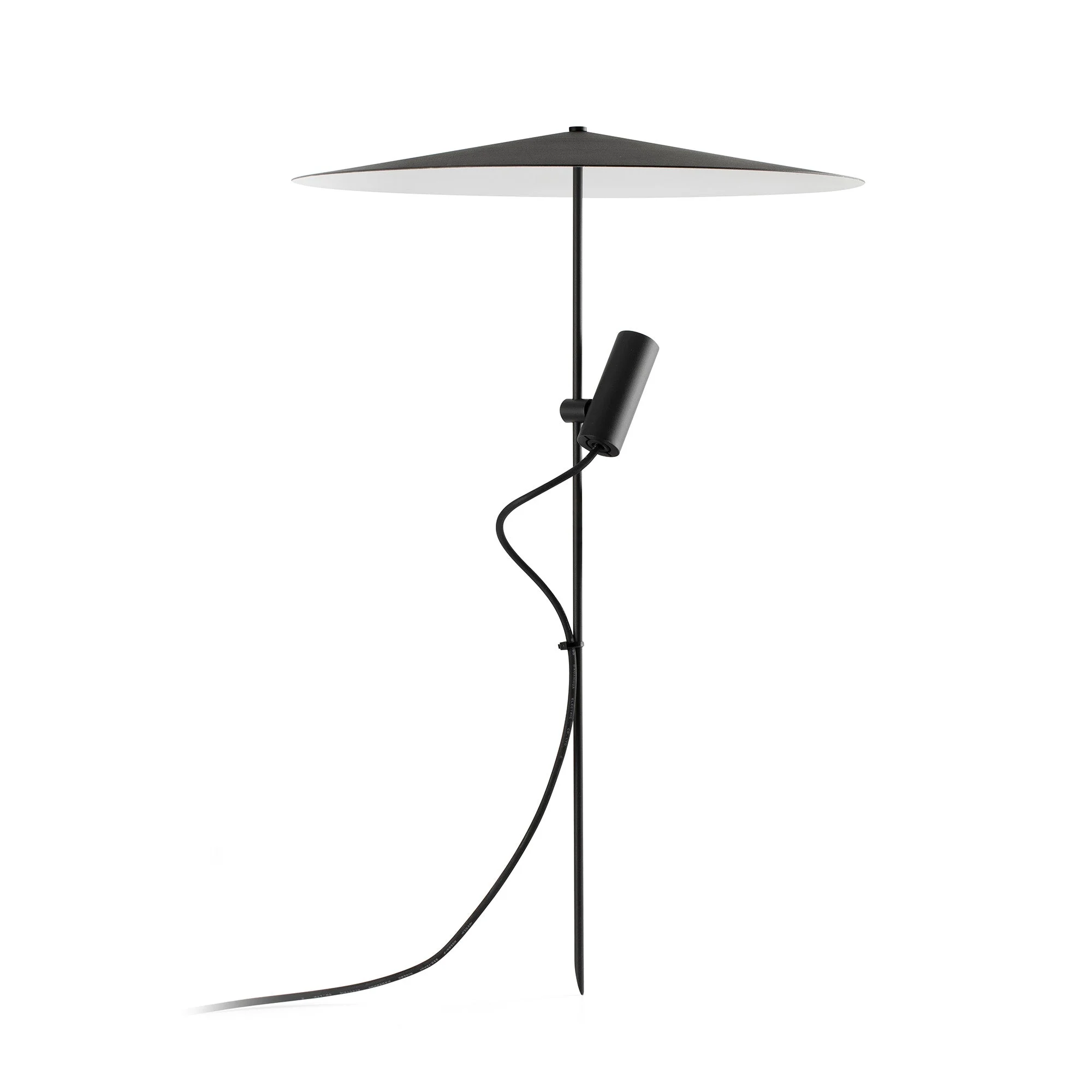 Estaca/Pincho de exterior Faro Clap LED blanco y negro 3000K IP65 38° 24V 6W 75708-233P