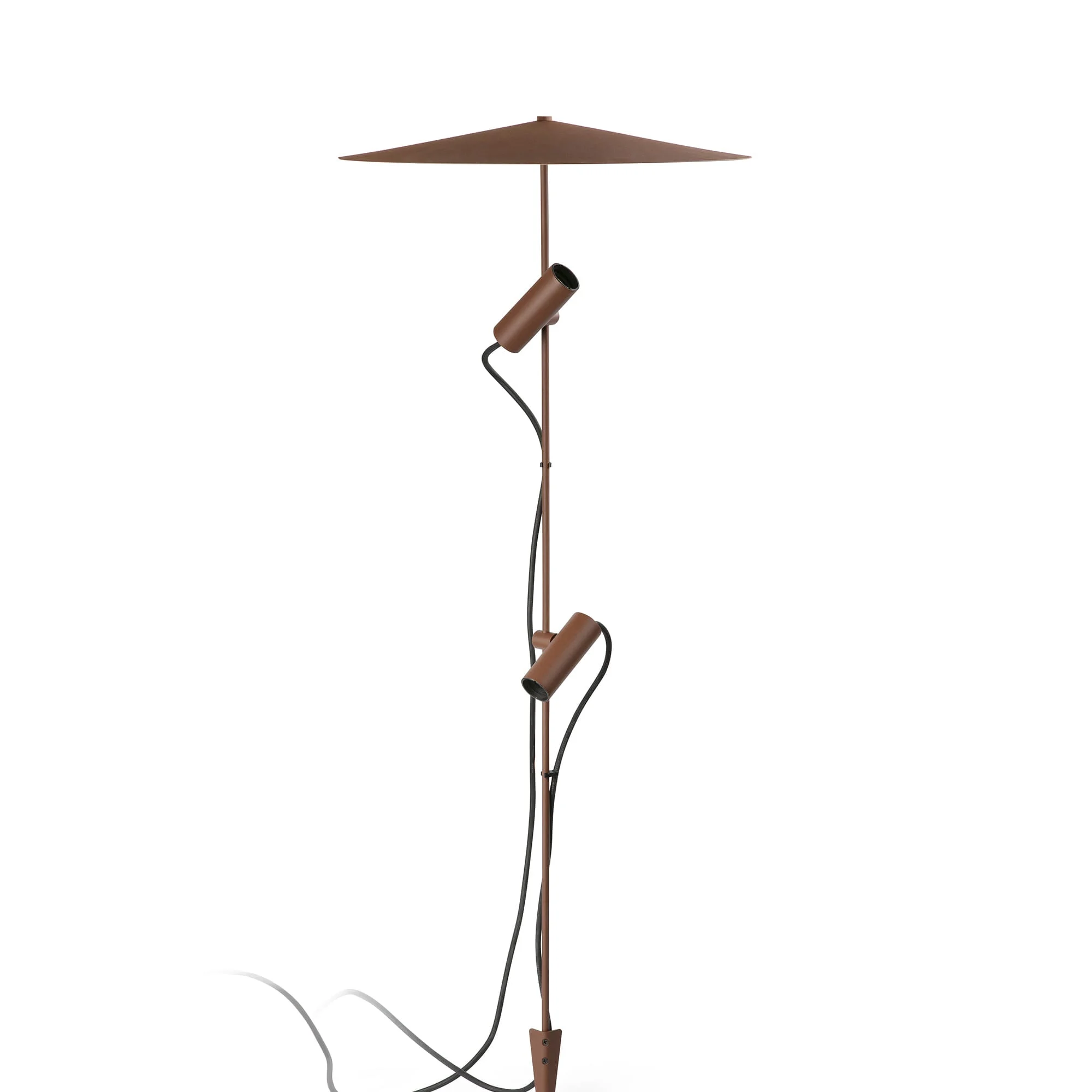 Estaca/Pincho de exterior Faro Clap 103cm LED marrón oxido 3000K IP65 15° 38° 24V 6W 75709-433P