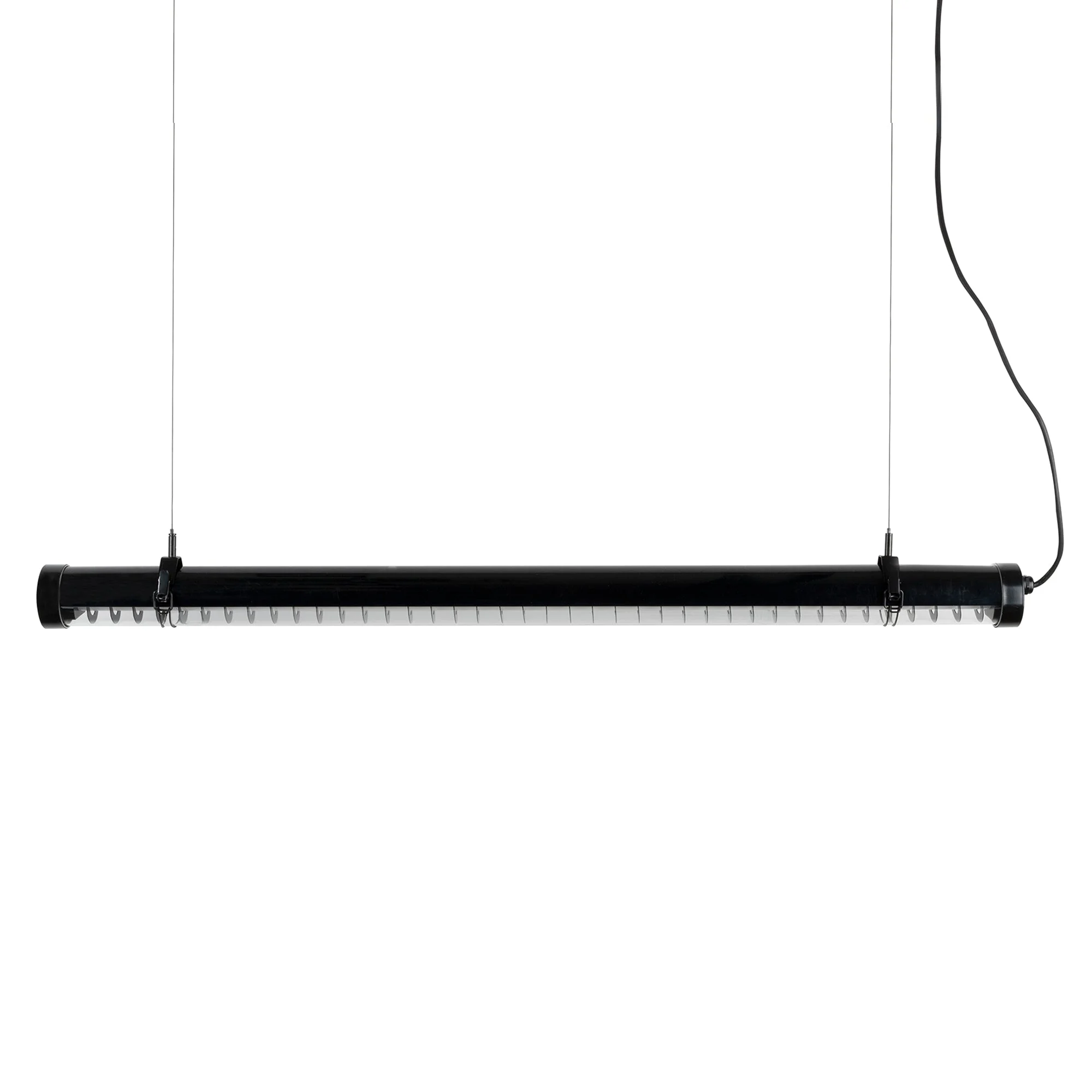 Lámpara colgante de exterior Faro Scuba LED negro 2700K IP65 80° 36W 120cm 75758-01