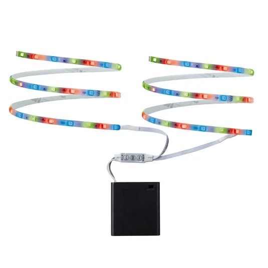 Tira LED de func. por batería móvil con LED RGB