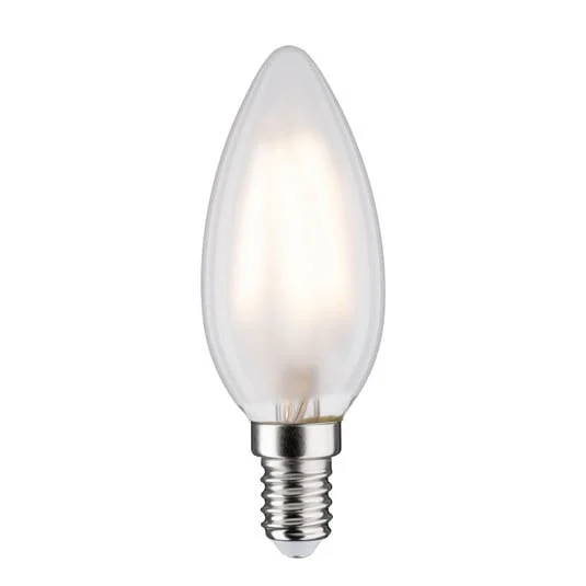 Bombilla vela LED E14 4,5W 2.700K mate