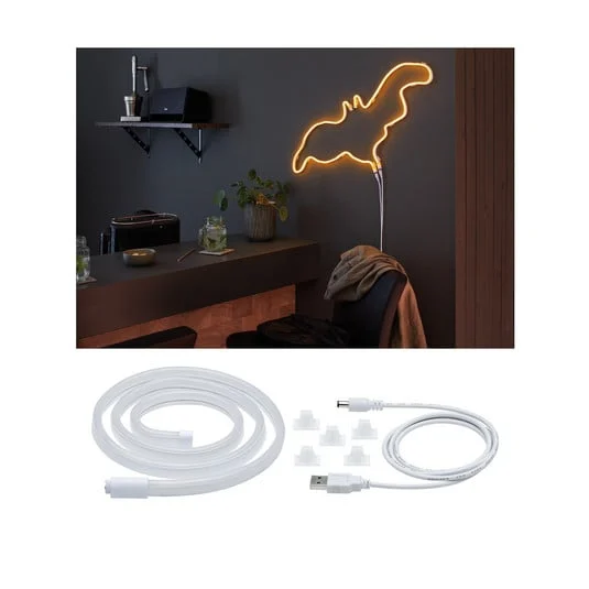 Paulmann tira LED Neon Colorflex USB 1 m naranja