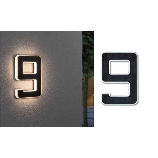 Paulmann número de casa LED solar 9