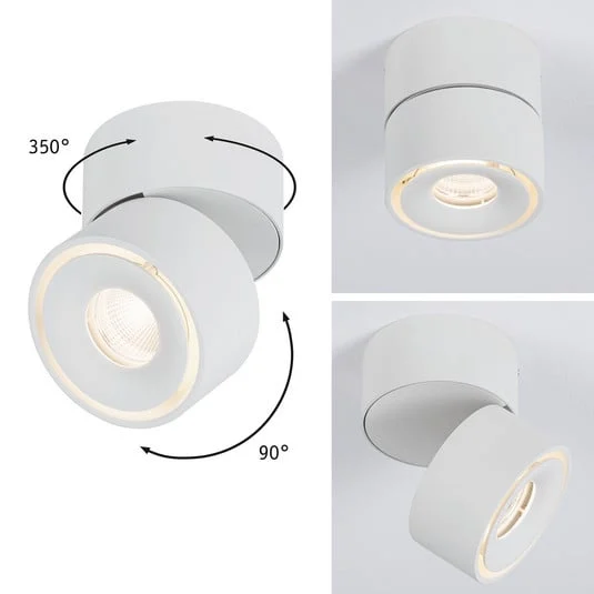Paulmann Spircle foco de techo LED blanco mate