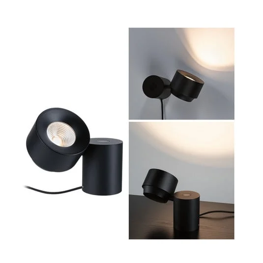 Paulmann Puric Pane I lámpara mesa LED, alto 16 cm
