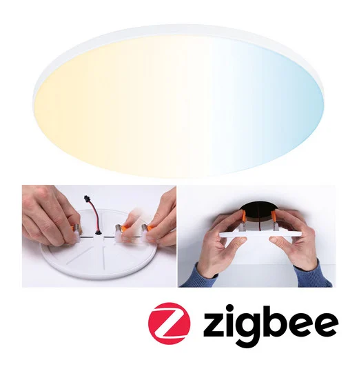 Paulmann Veluna Edge ZigBee CCT redondo Ø 20cm
