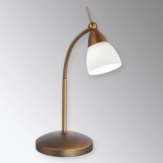 Paul Neuhaus Pino lámpara de mesa, latón antiguo, 45 cm, atenuable