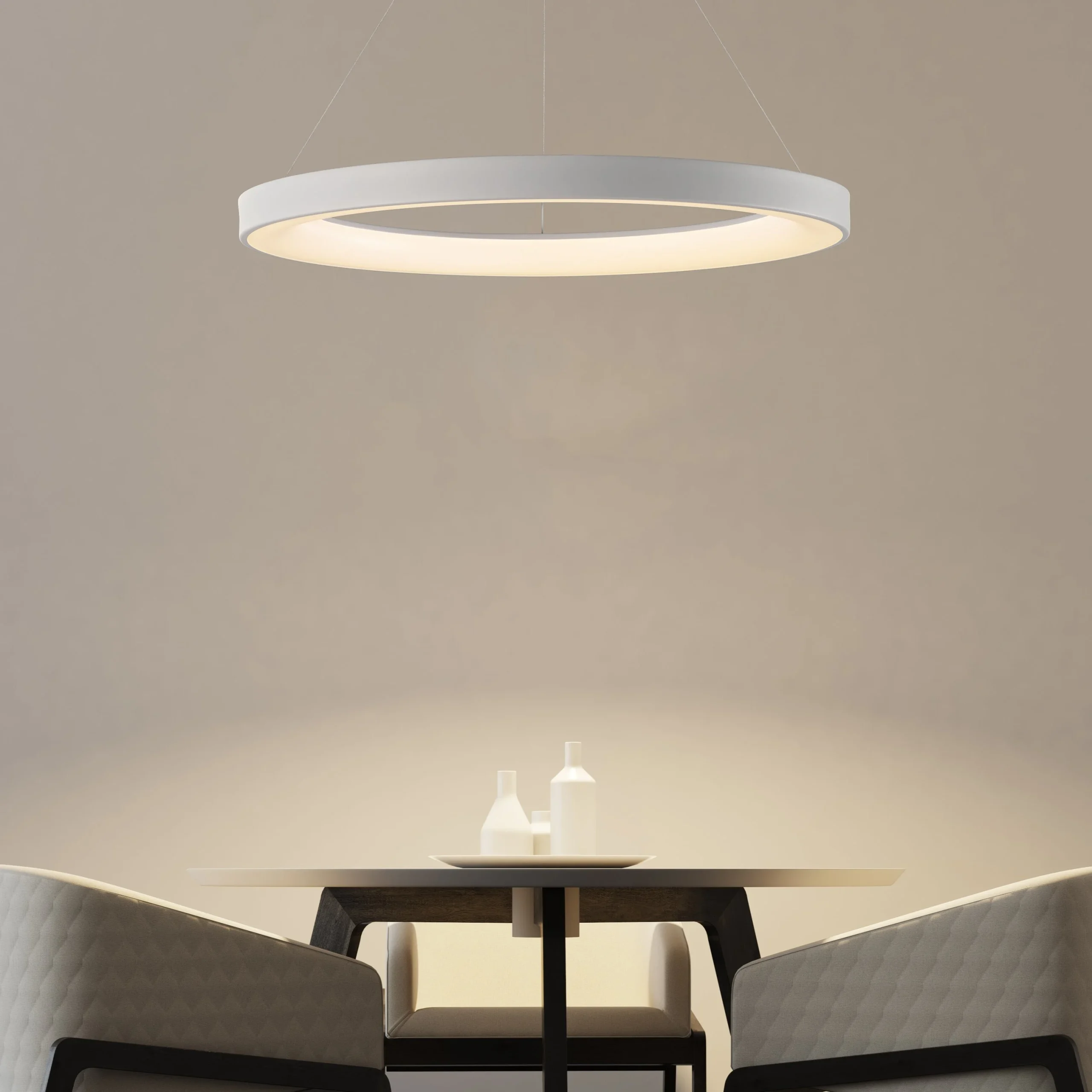 Mantra Niseko II Lámpara de techo colgante LED 90cm regulable 2700K-5000K blanco 8645