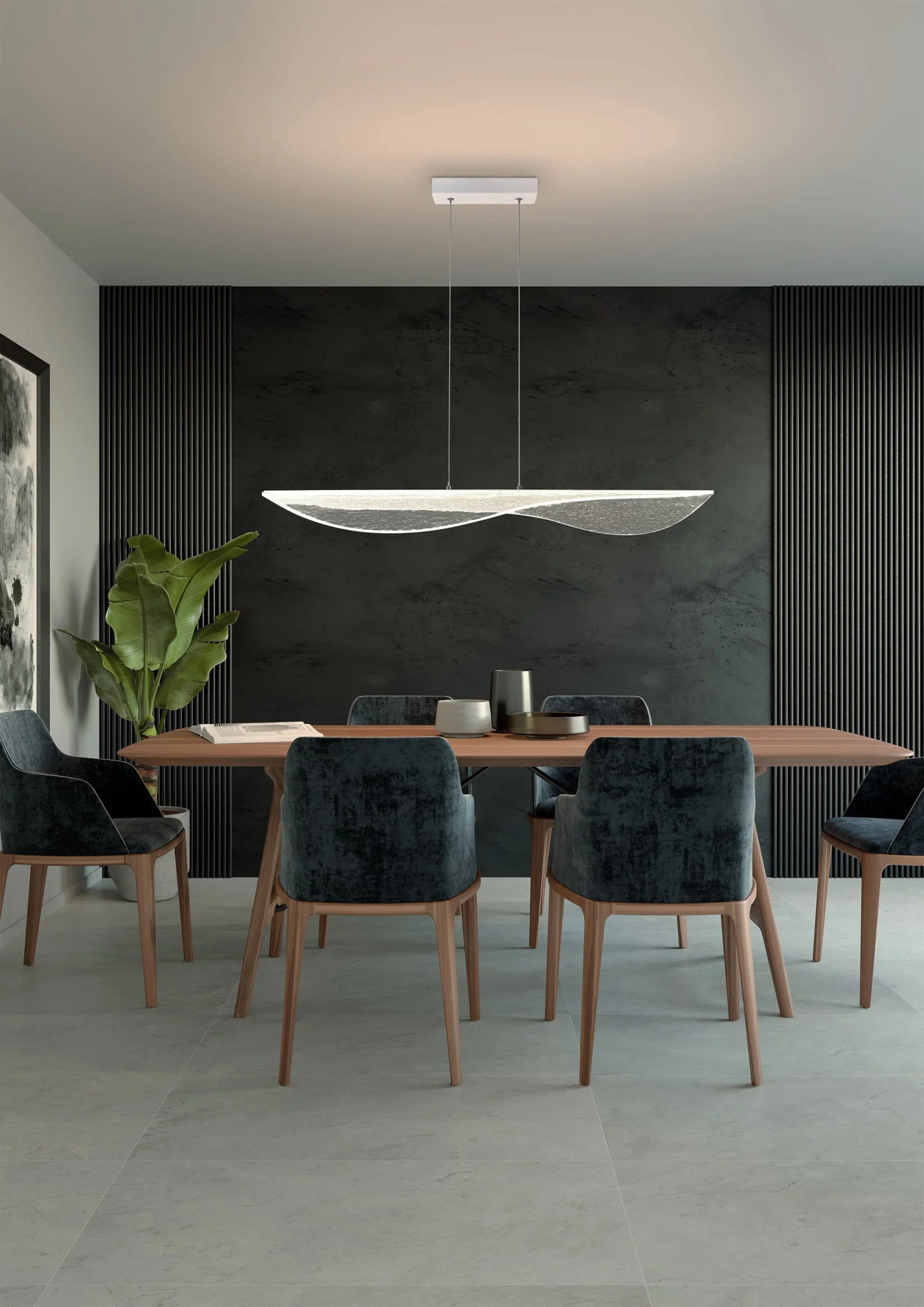Mantra Bianca Lámpara de techo colgante LED blanco 7766