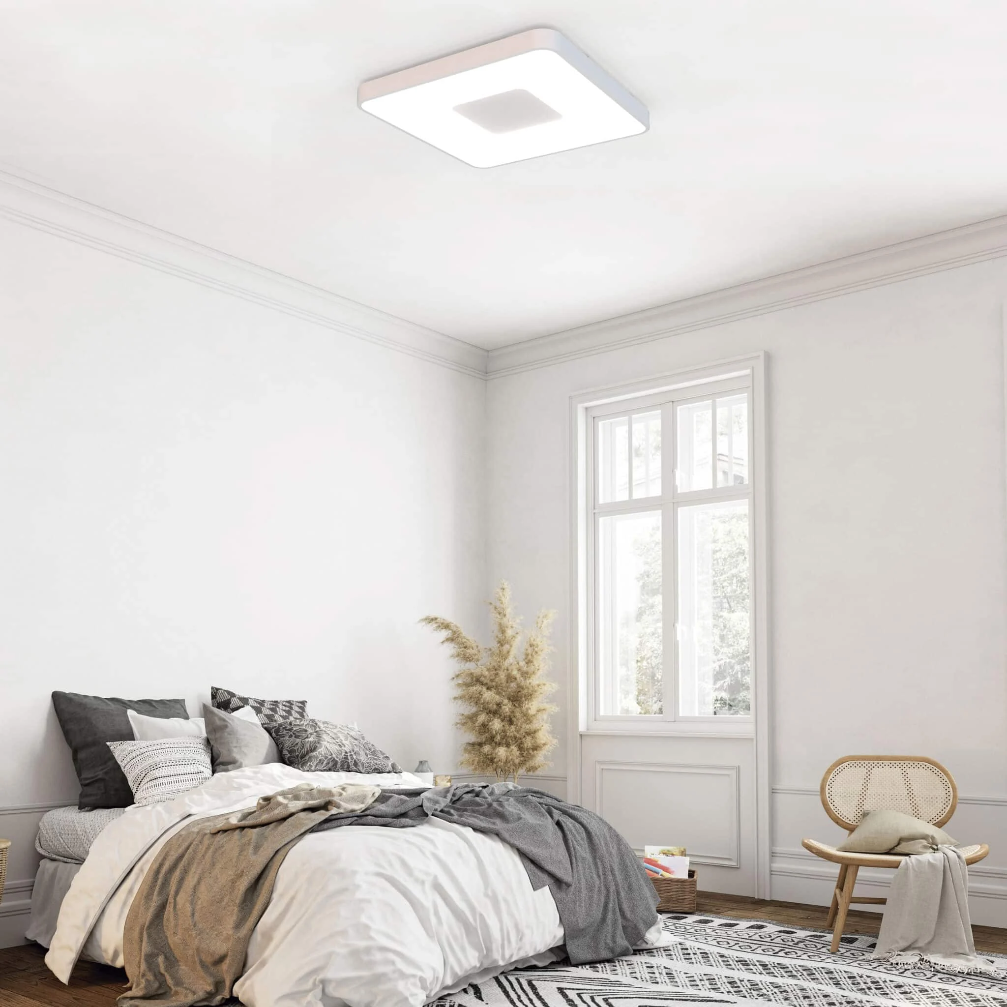 Mantra Coin Plafón LED 100W 2700K-5000K Control Remoto blanco 7916