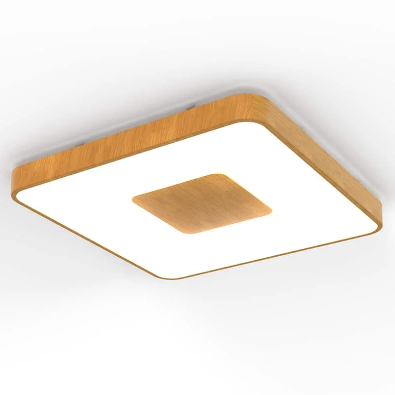 Mantra Coin Plafón LED 100W 2700K-5000K Control Remoto madera, beige, marrón 7918