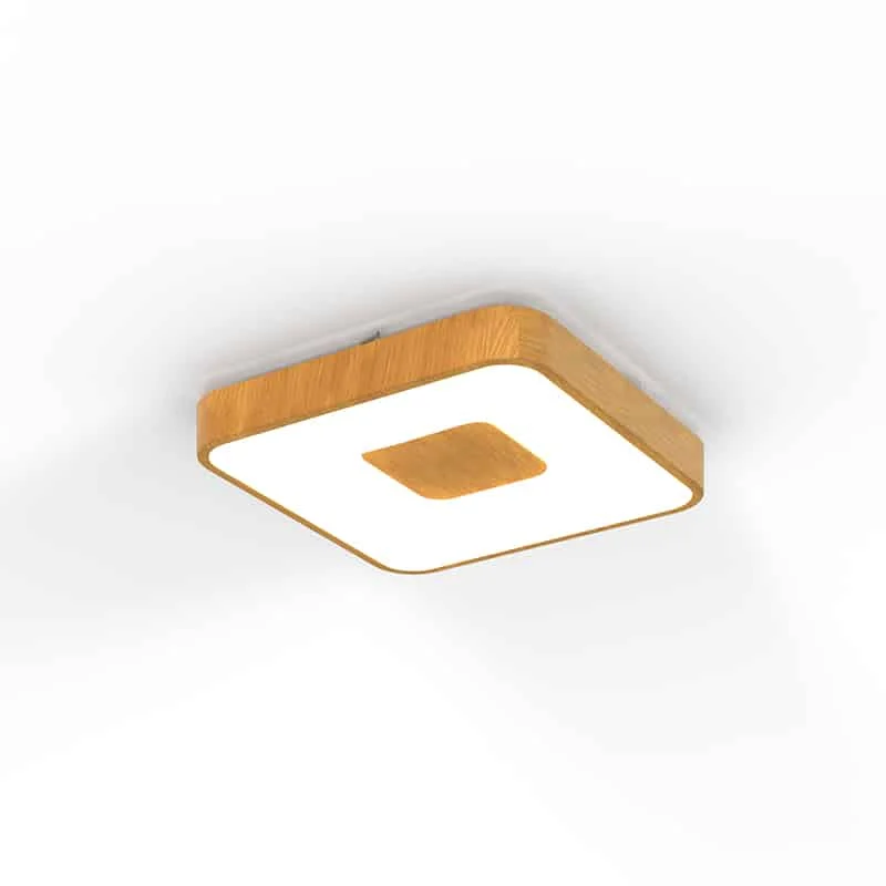 Mantra Coin Plafón LED 56W 2700K-5000K Control Remoto madera, beige, marrón 7924